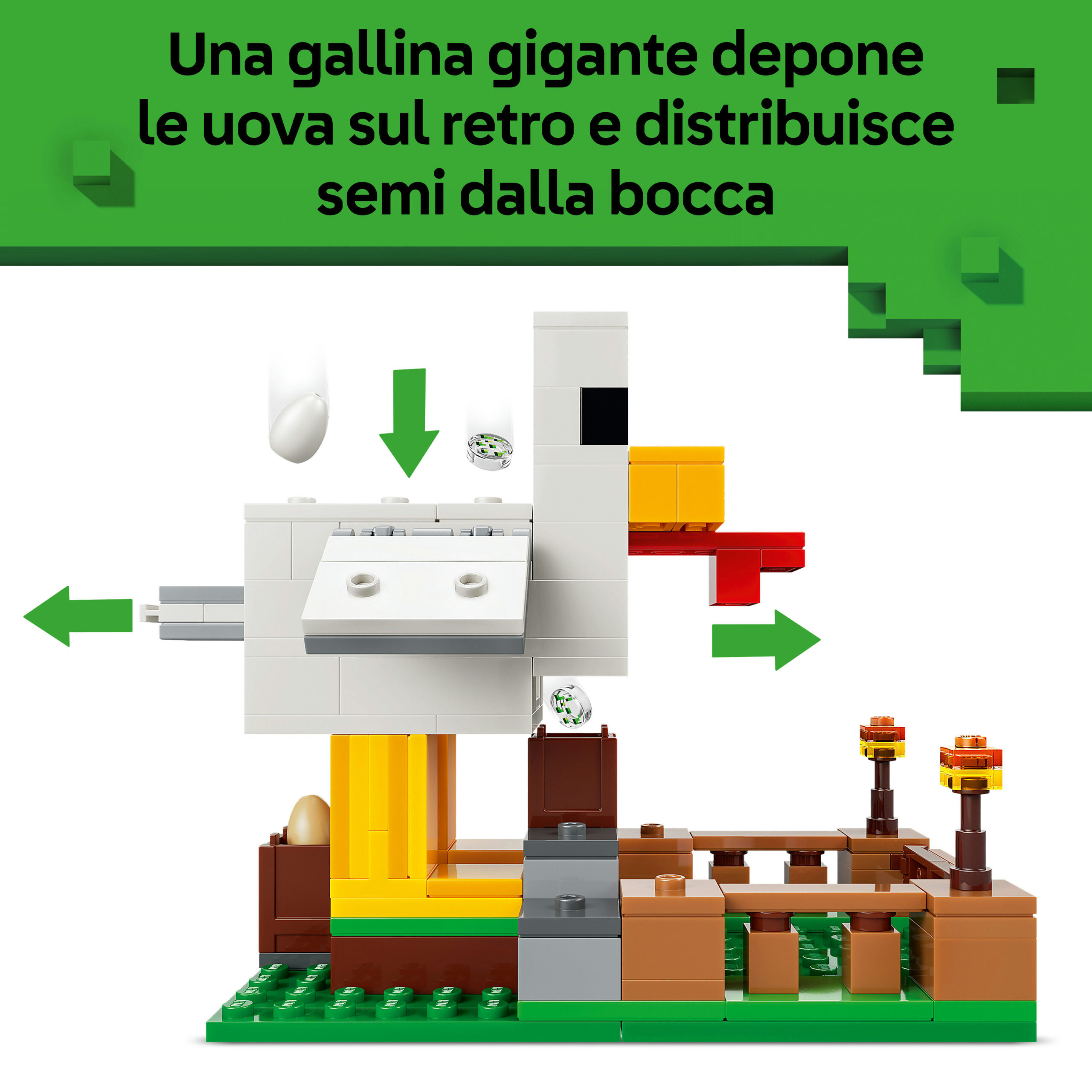 Lego minecraft 21585 – fattoria galline - Lego