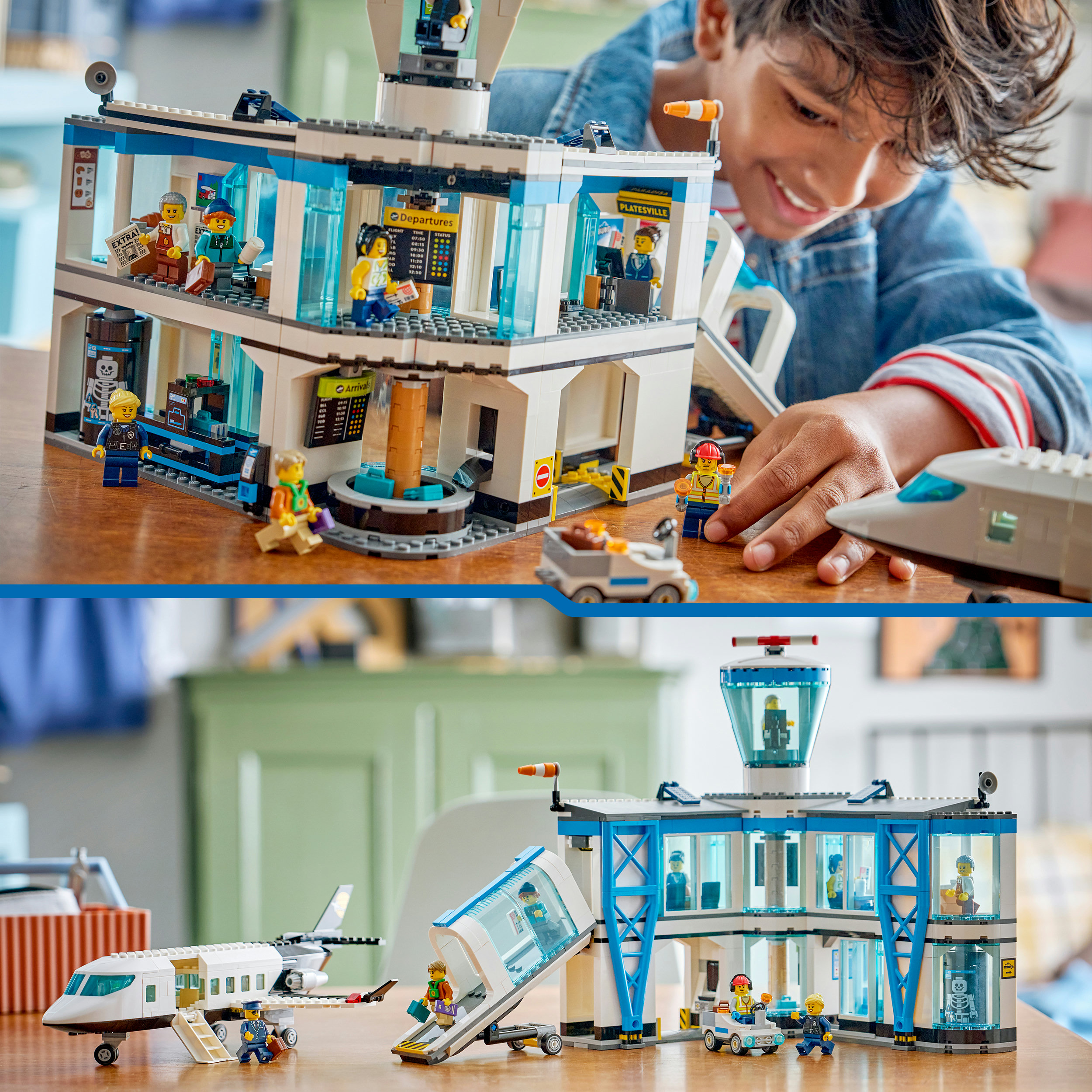 Lego city 60502 – aeroporto con aereo passeggeri - LEGO CITY