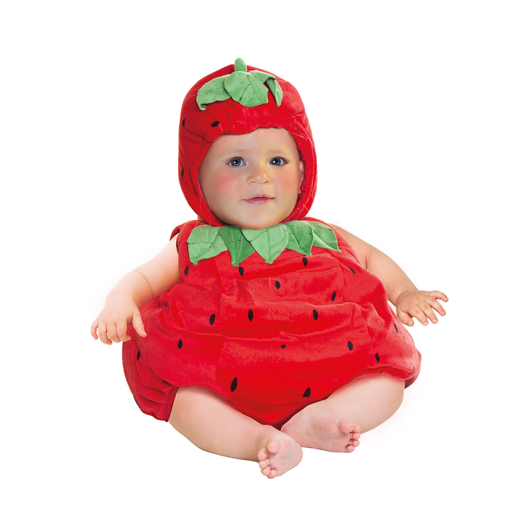Costume carnevale fragolina saccotto neonato 6-12 mesi - carnaval queen - CARNAVAL QUEEN