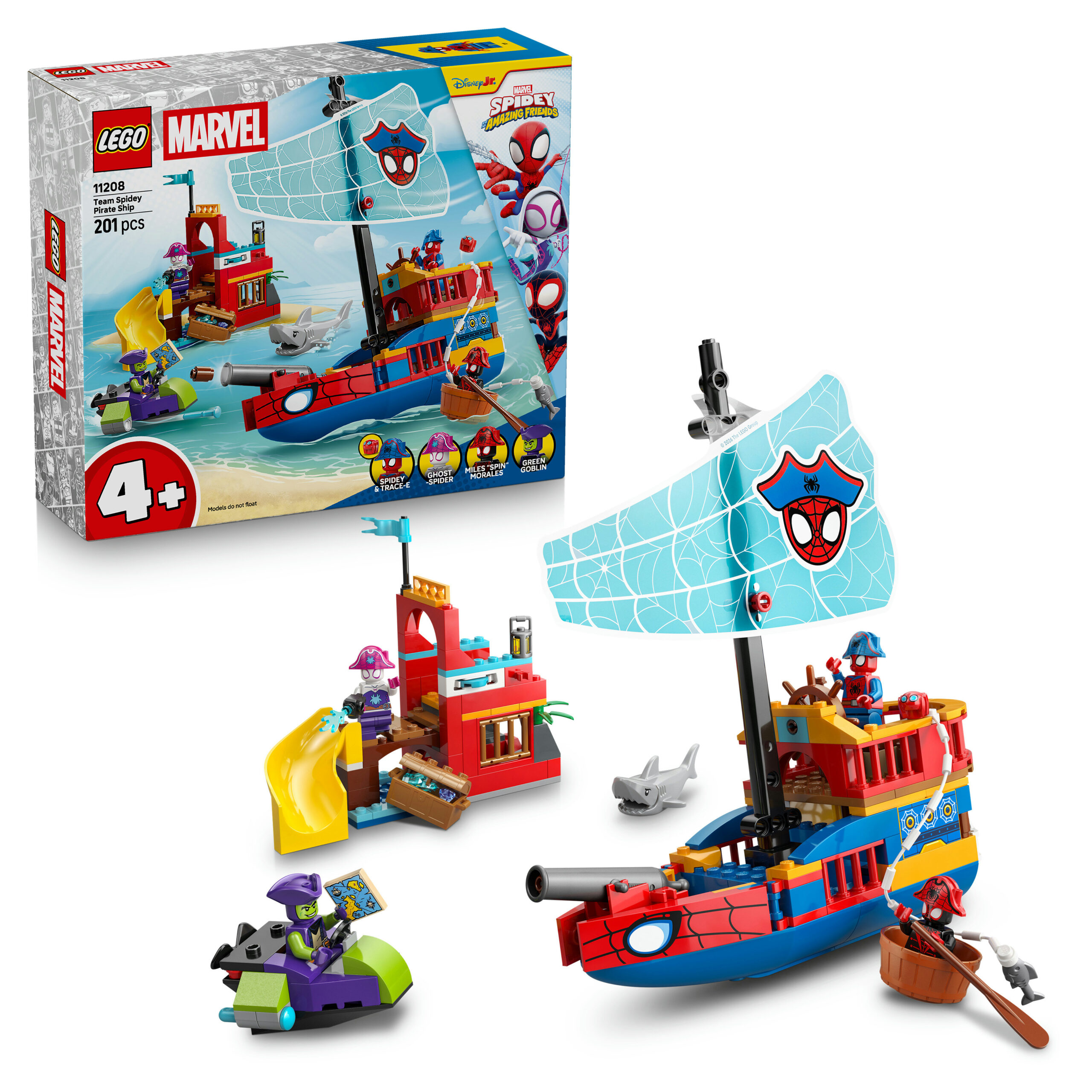 Lego ǀ marvel 11208 nave pirata del team spidey - LEGO SUPER HEROES