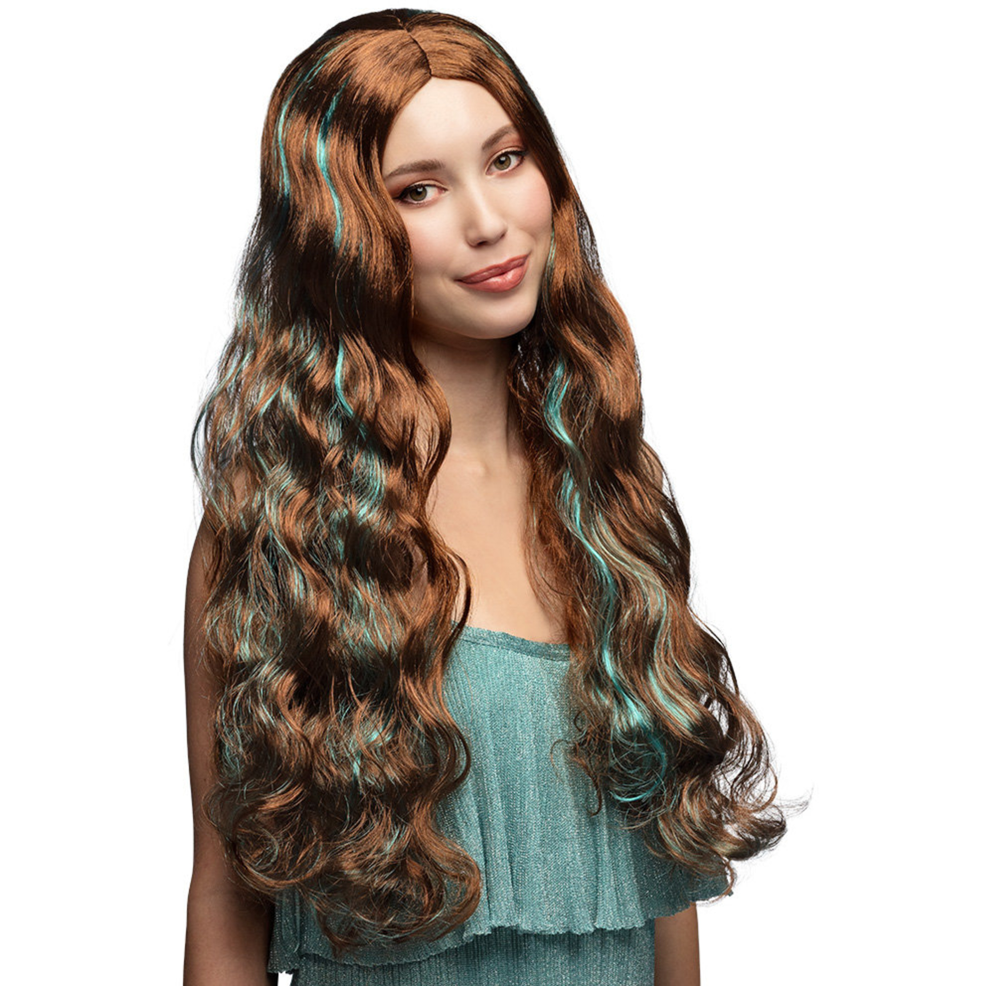 Parrucca fata fantasy adulto con capelli sintetici - BIGIEMME