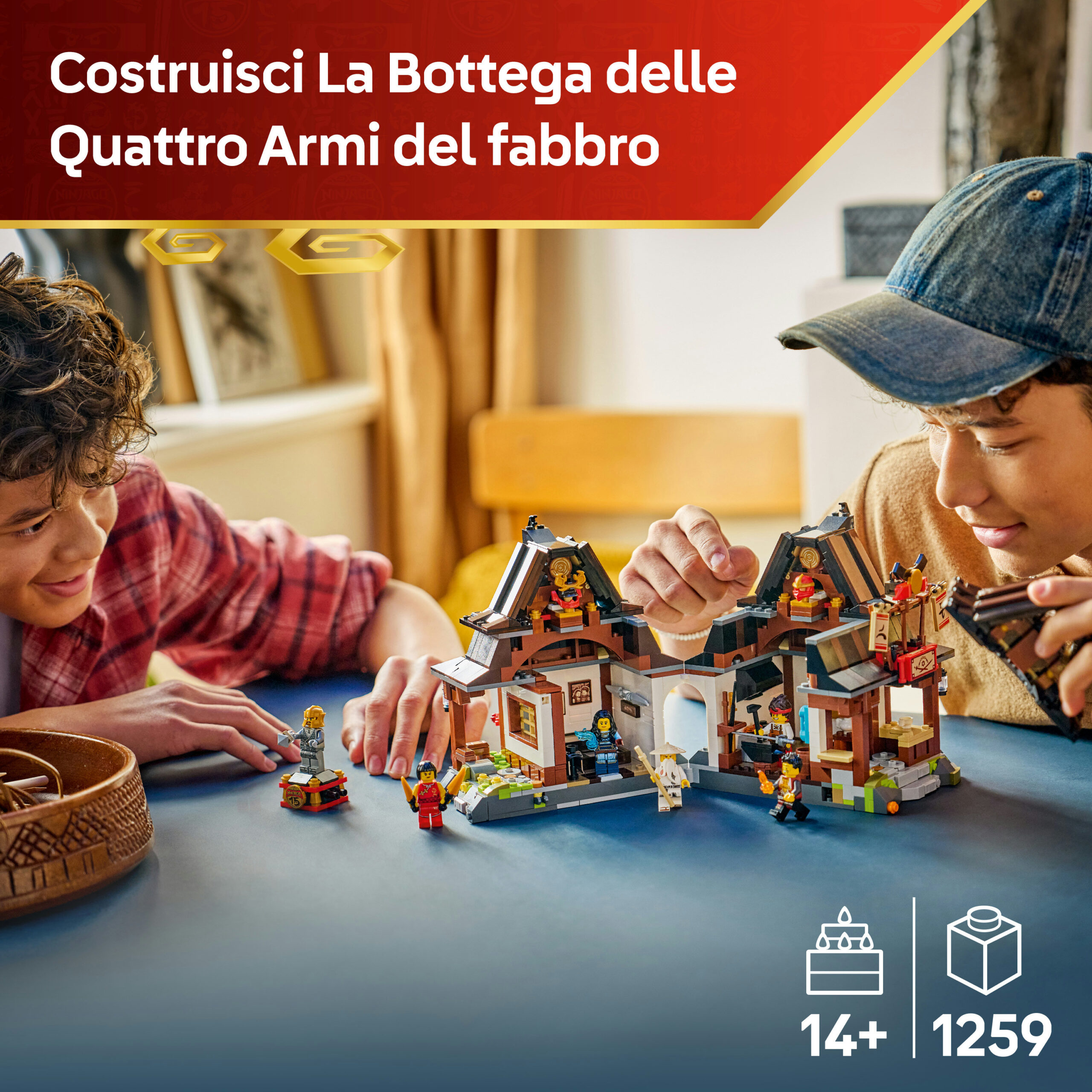 Lego ninjago 71858 – four weapons blacksmith 15° anniversario - LEGO NINJAGO