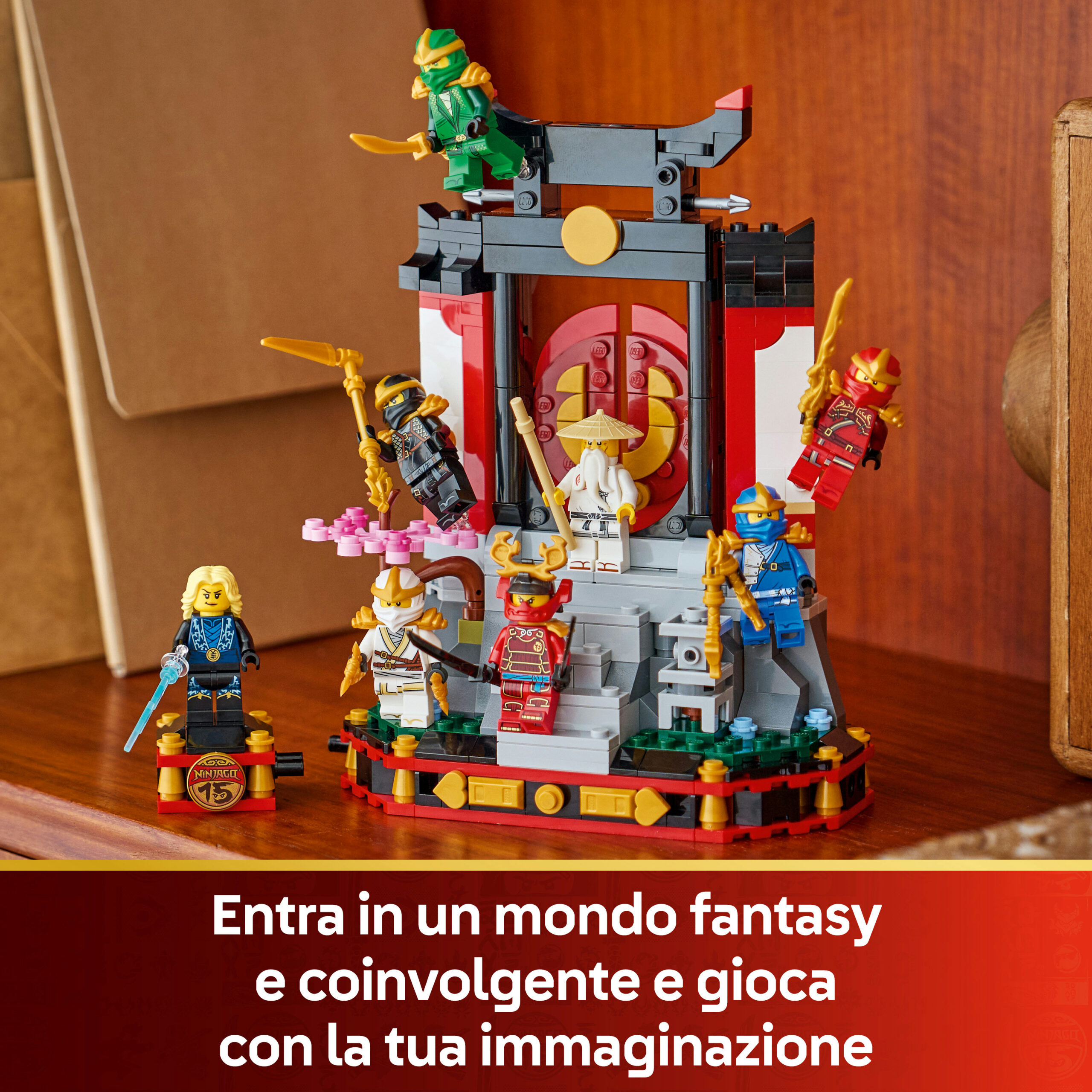 Lego ninjago 71866 – display ninja 15° anniversario - LEGO NINJAGO