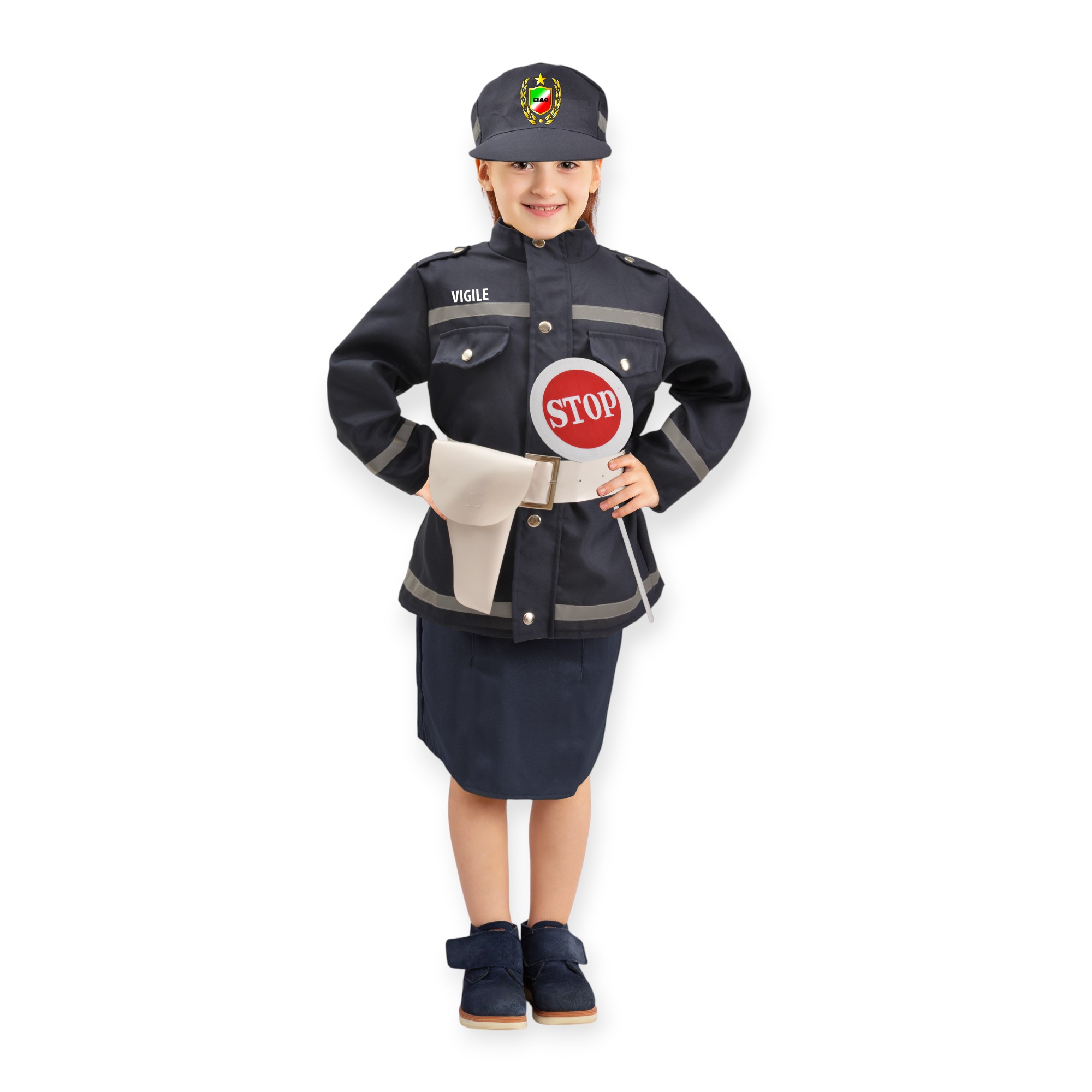 Costume poliziotta traffico bambina ​ - 6-8 anni - CIAO