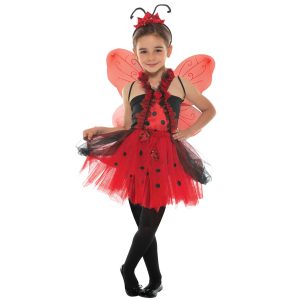 Costume carnevale coccinella bambina taglia unica - carnaval queen - CARNAVAL QUEEN
