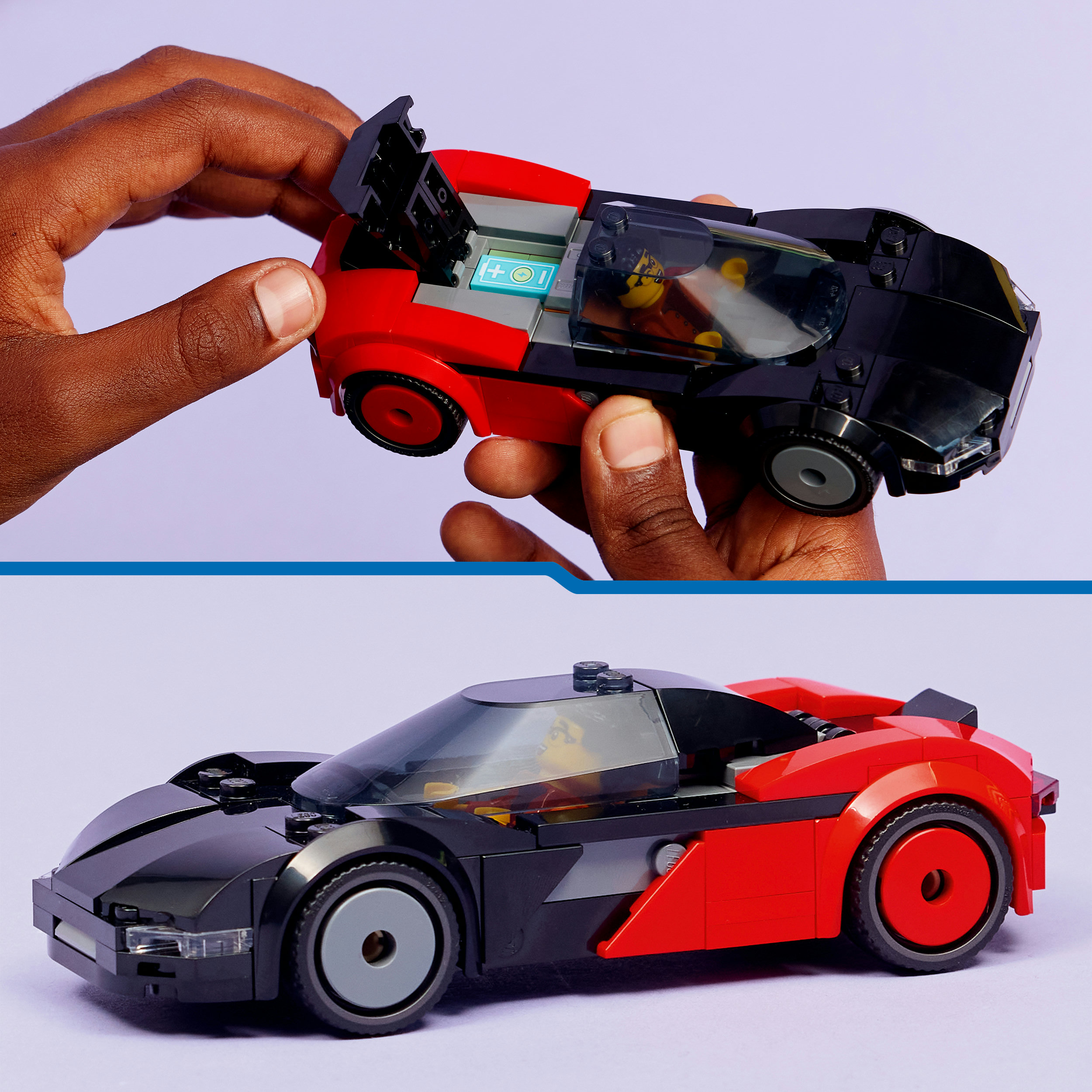 Lego city 60486 supercar ev, macchina giocattolo con minifigure - LEGO CITY