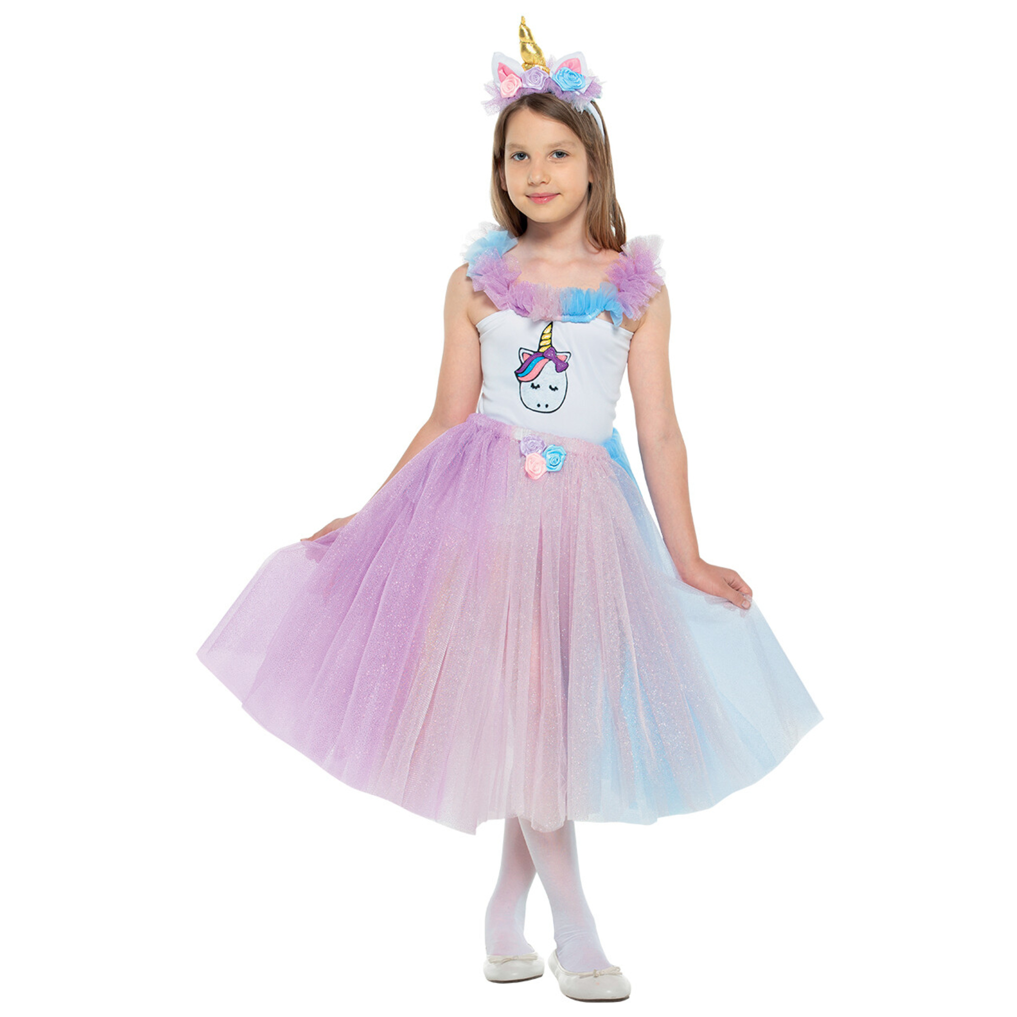 Costume carnevale principessa unicorno bambina taglia unica - carnaval queen - CARNAVAL QUEEN