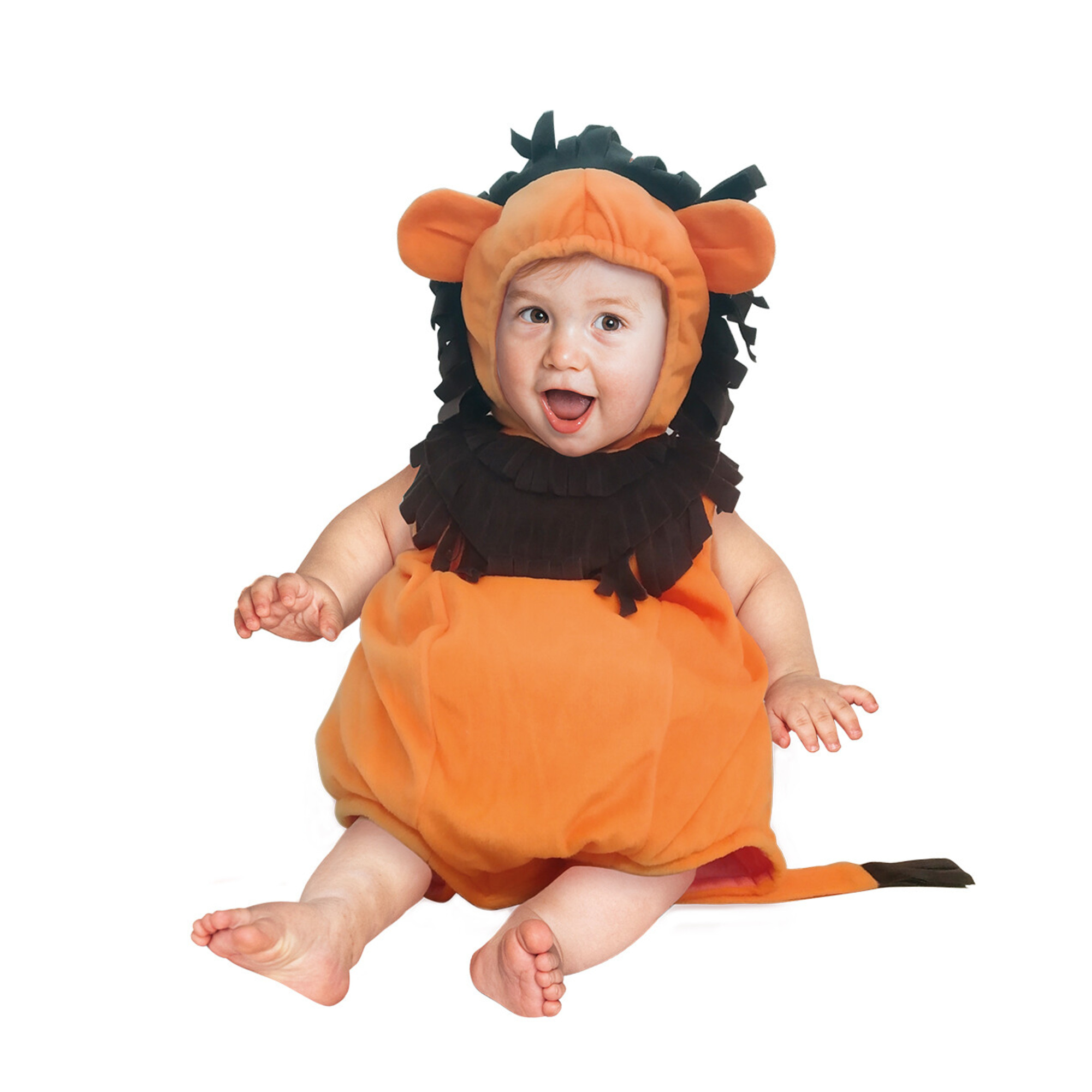 Costume carnevale leoncino saccotto neonato 6-12 mesi - carnaval queen - CARNAVAL QUEEN