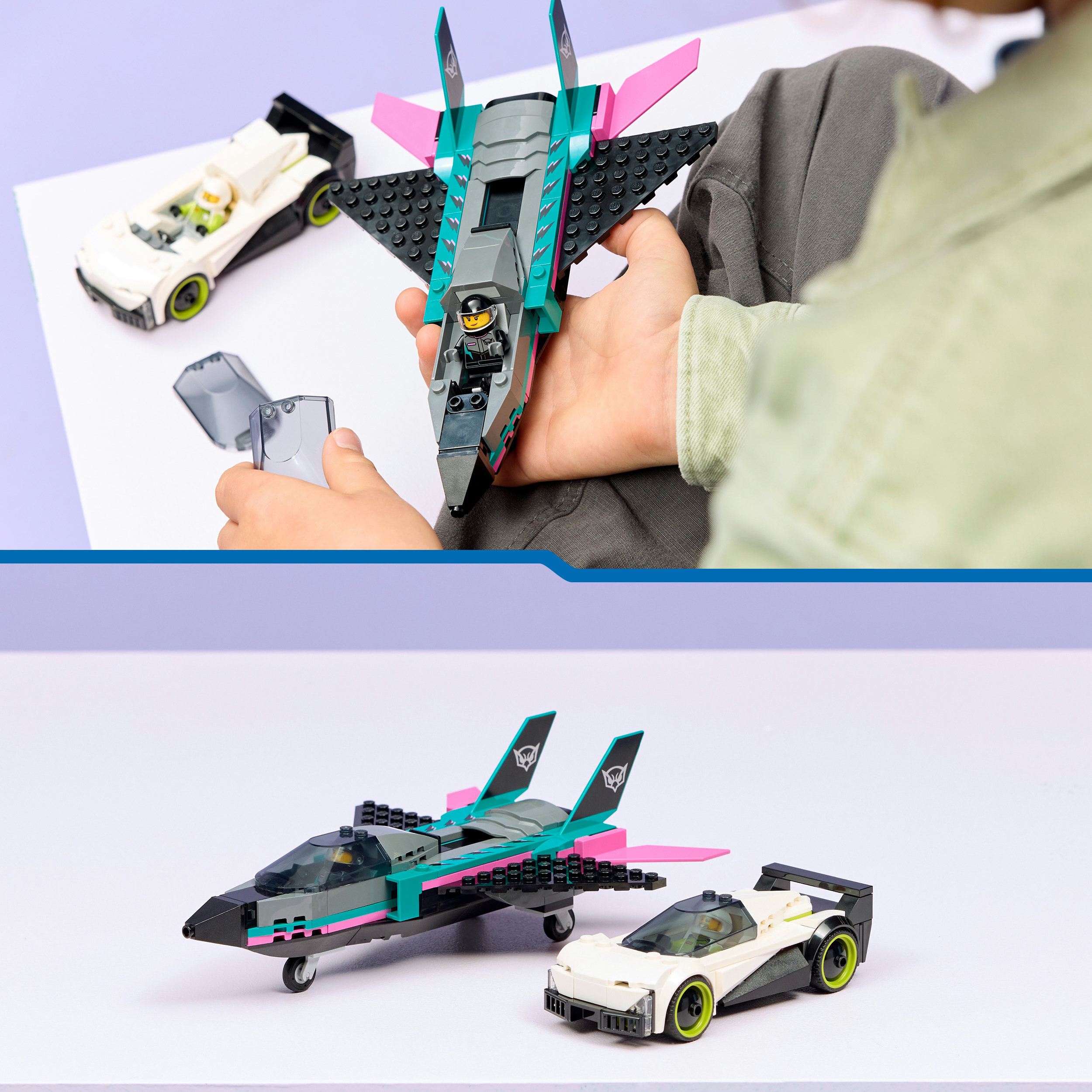 Lego city 60489 – jet vs auto sportiva - LEGO CITY