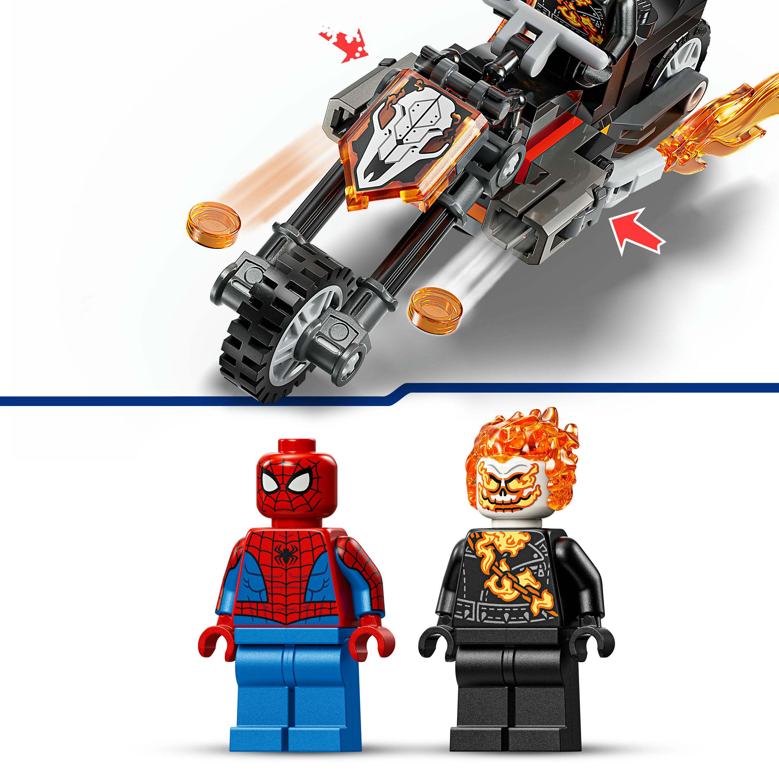Lego marvel 76335 – spider-man vs ghost rider - LEGO SUPER HEROES