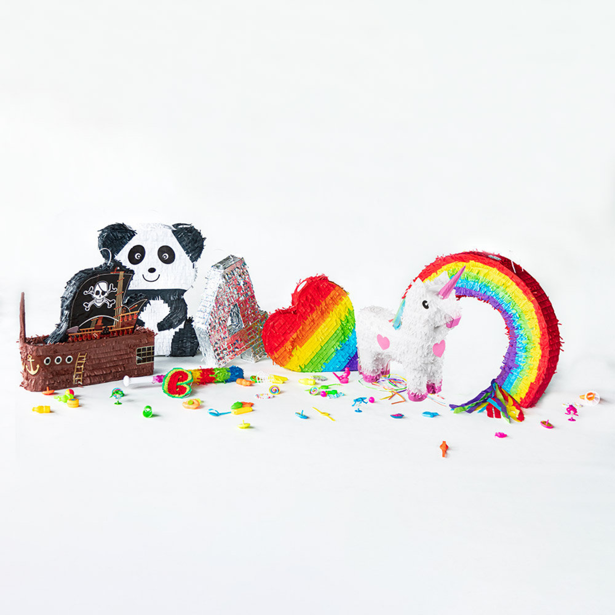 Pignatta unicorno ranuncolo in carta per feste - BIGIEMME