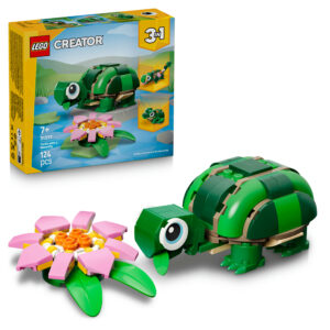Lego creator 31377 – tartaruga con fiore di ninfea 3in1 - LEGO CREATOR