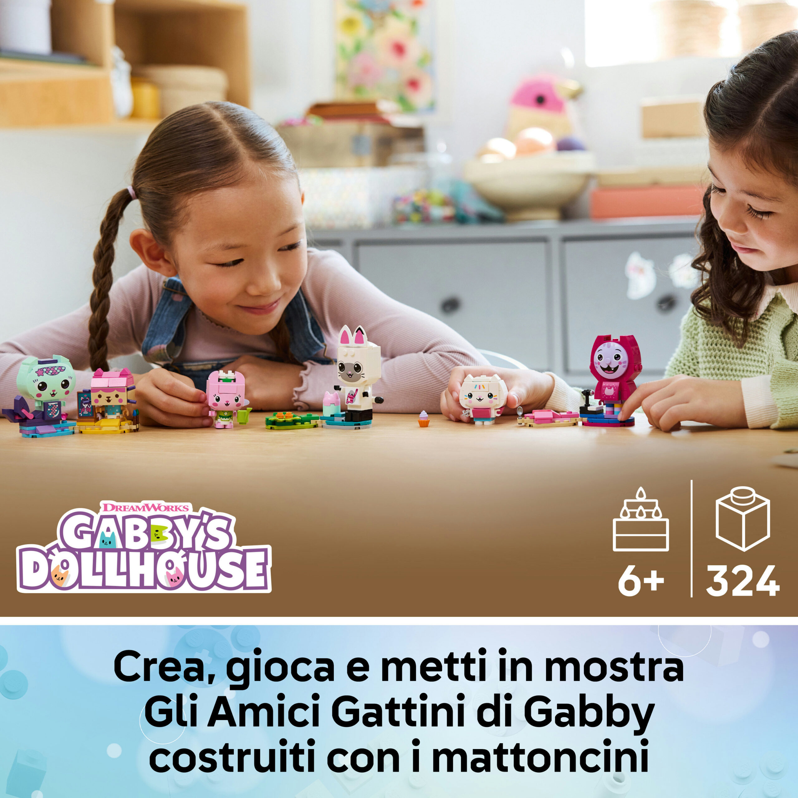 Lego la casa delle bambole di gabby 11215 gli amici gattini di gabb - Lego