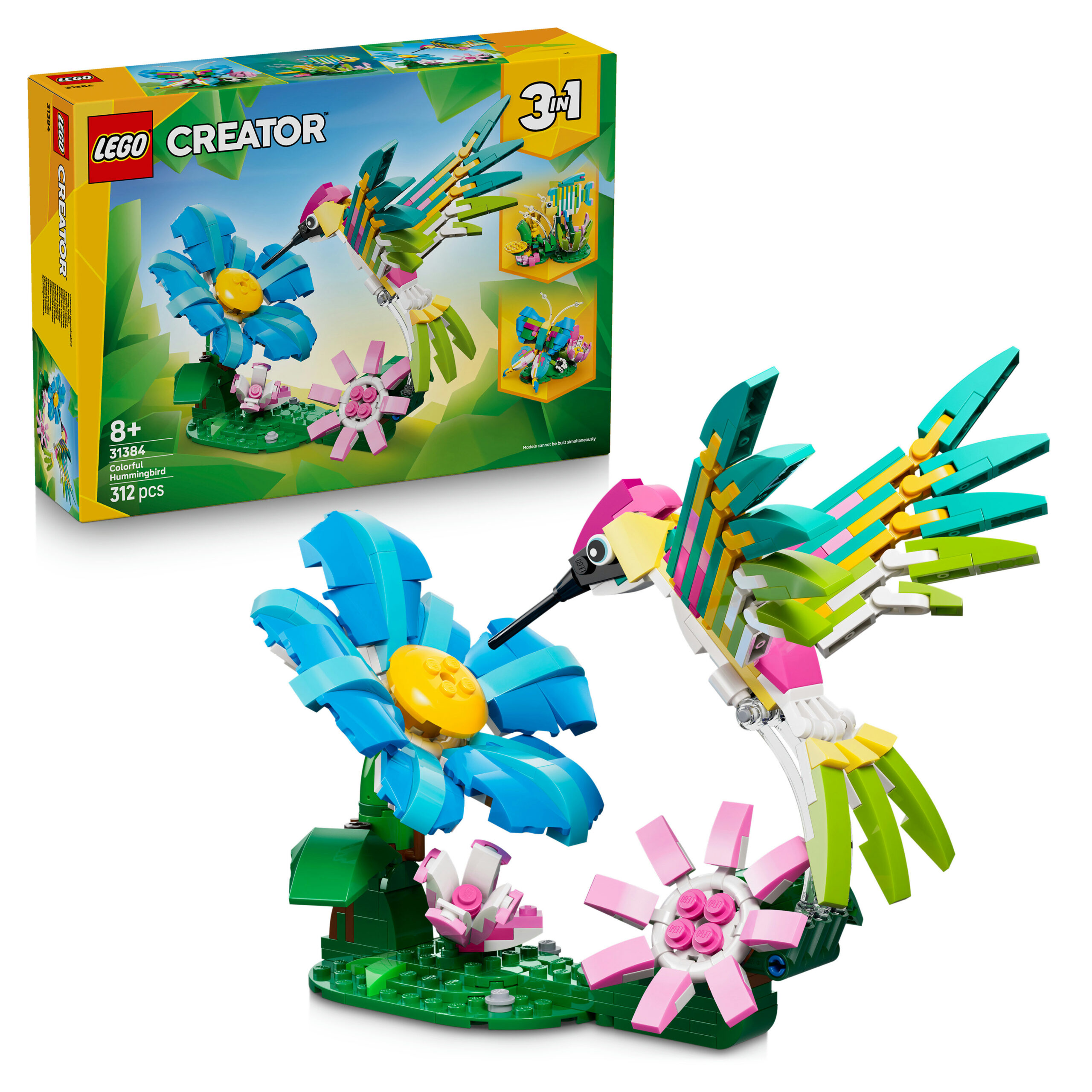 Lego creator 31384 3in1 animali selvatici: colibrì variopinto - LEGO CREATOR