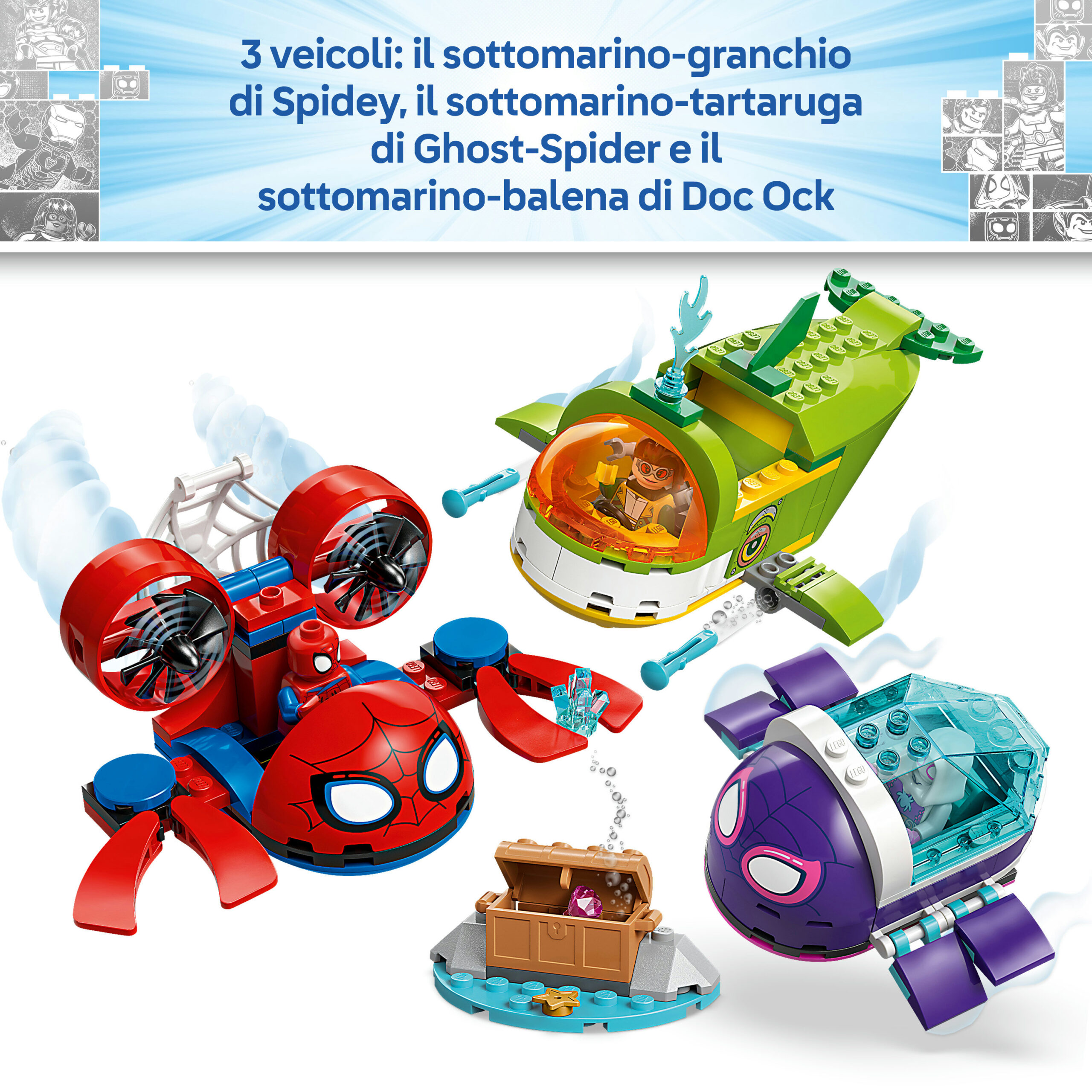 Lego ǀ marvel 11207 spidey: veicoli subacquei - LEGO SUPER HEROES