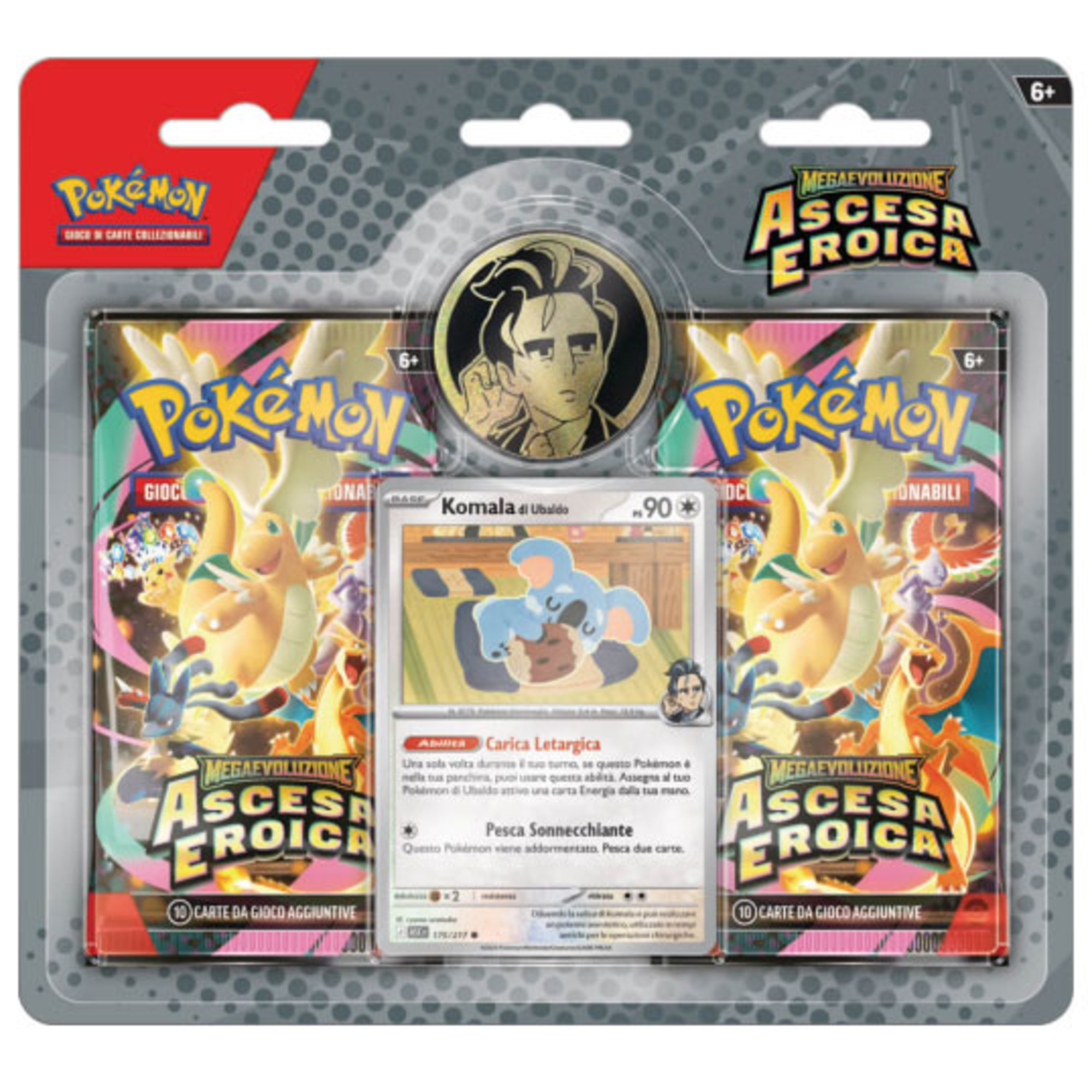 Pokémon megaevo ascesa eroica – collezione erika e ubaldo | carte promo e buste da collezione - POKEMON