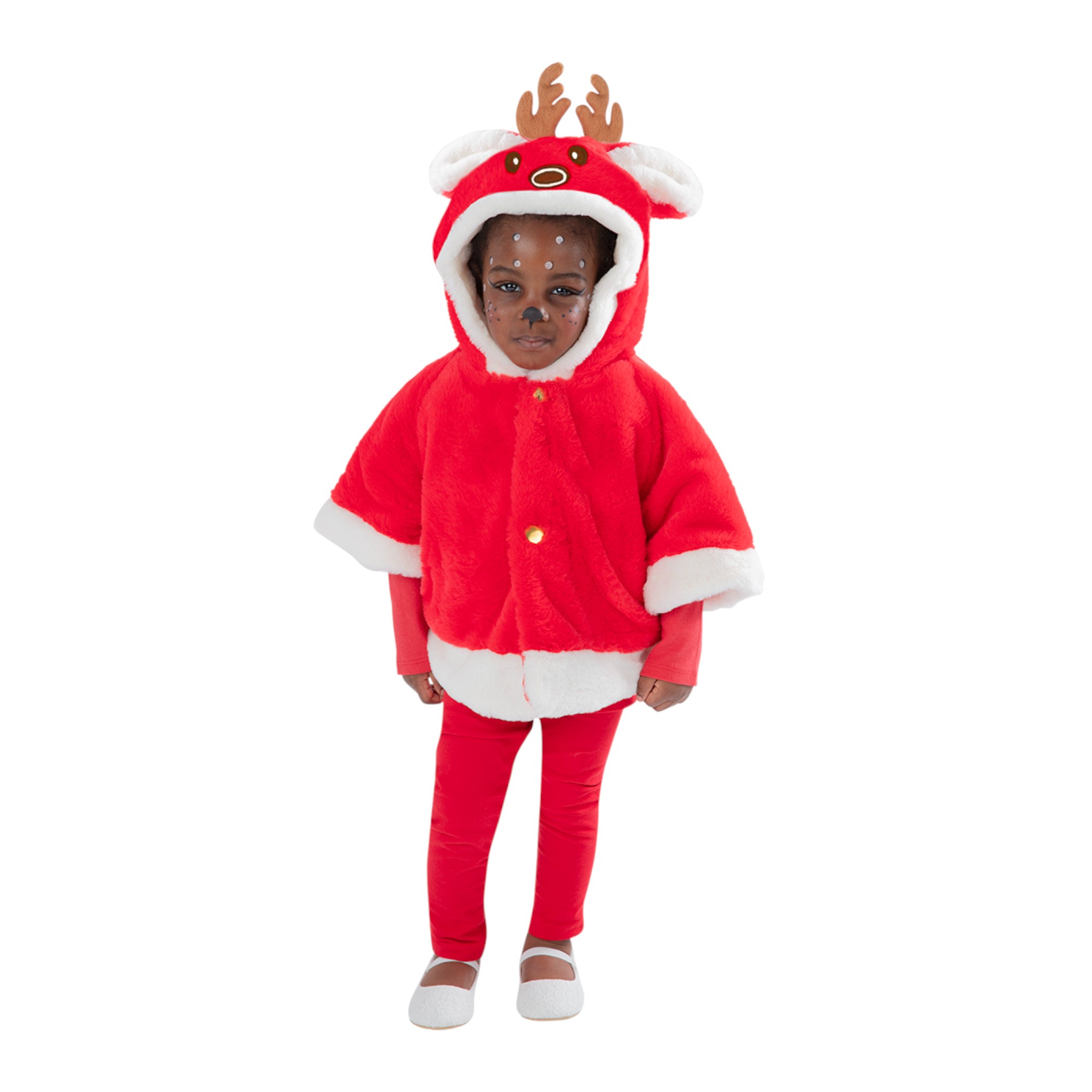 Mantella baby babbo natale renna 3 anni - RUBIE'S