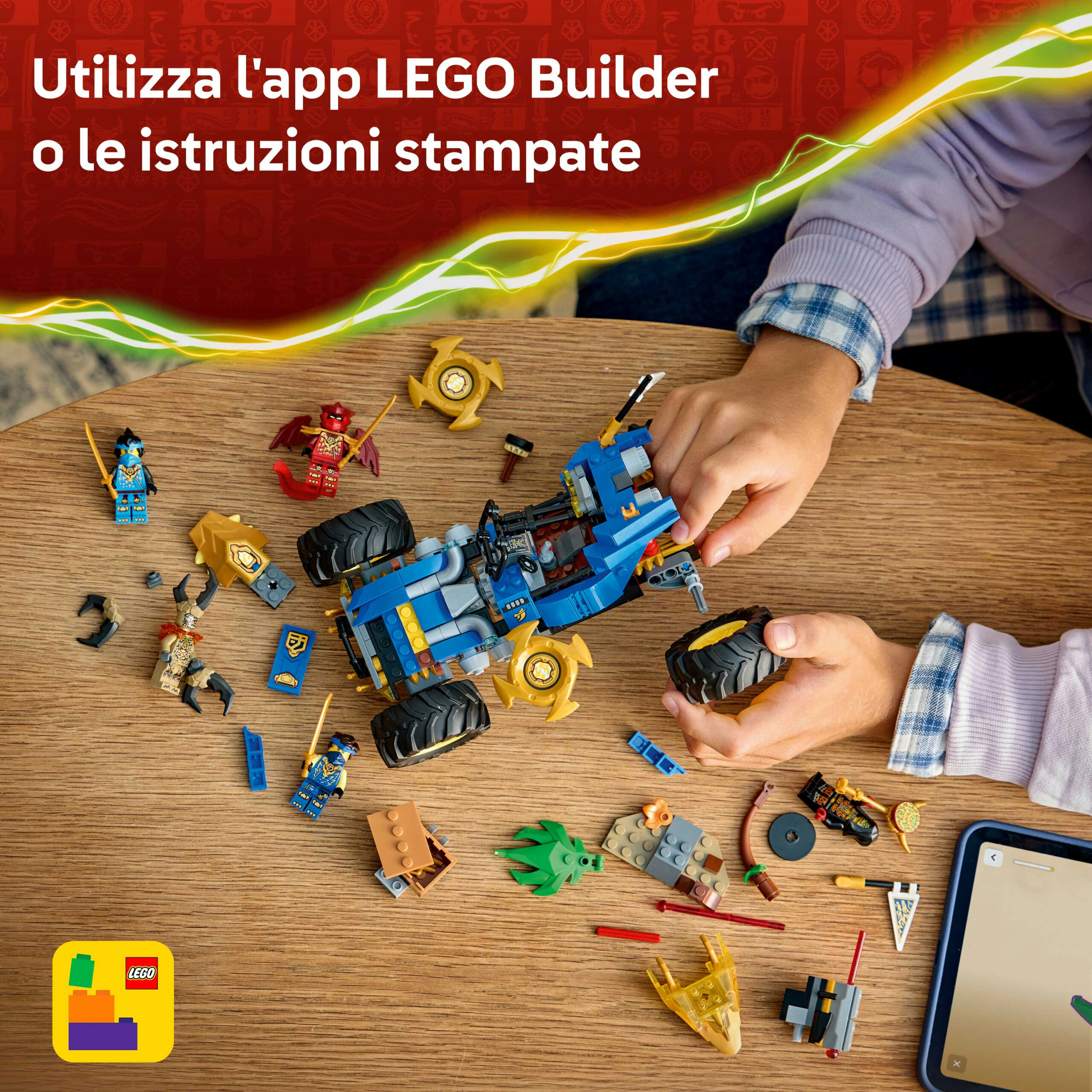 Lego ninjago 71856 – auto mutaforma di jay 2in1 - LEGO NINJAGO