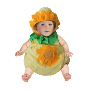 Costume carnevale girasole saccotto neonato 6-12 mesi - carnaval queen - CARNAVAL QUEEN