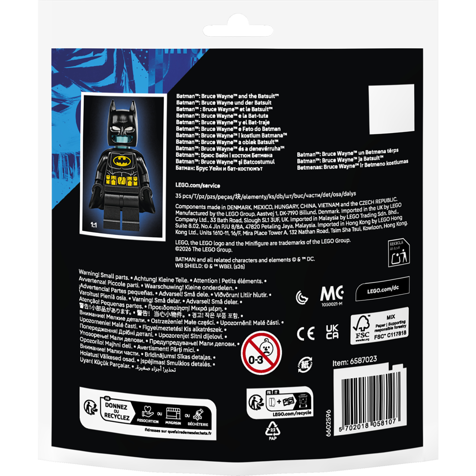 Lego 30726 batman™: bruce wayne™ e la bat-tuta - LEGO SUPER HEROES