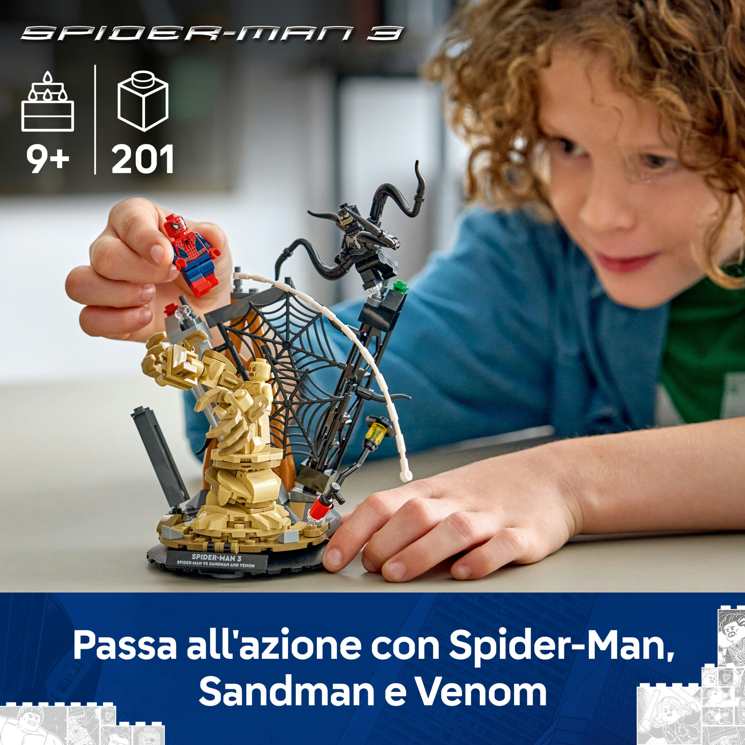 Lego marvel 76334 – battaglia epica spider-man vs sandman - LEGO SUPER HEROES