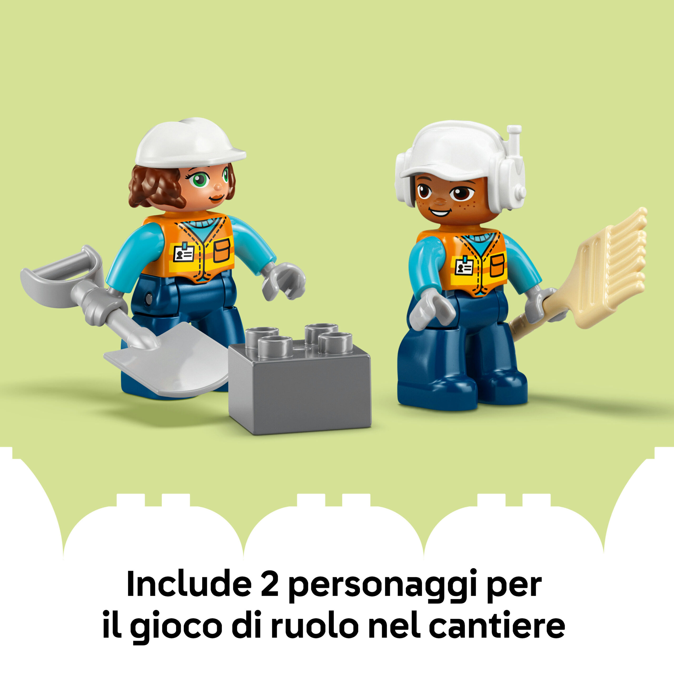 Lego duplo 10476 – cantiere e veicoli 3in1 - LEGO DUPLO