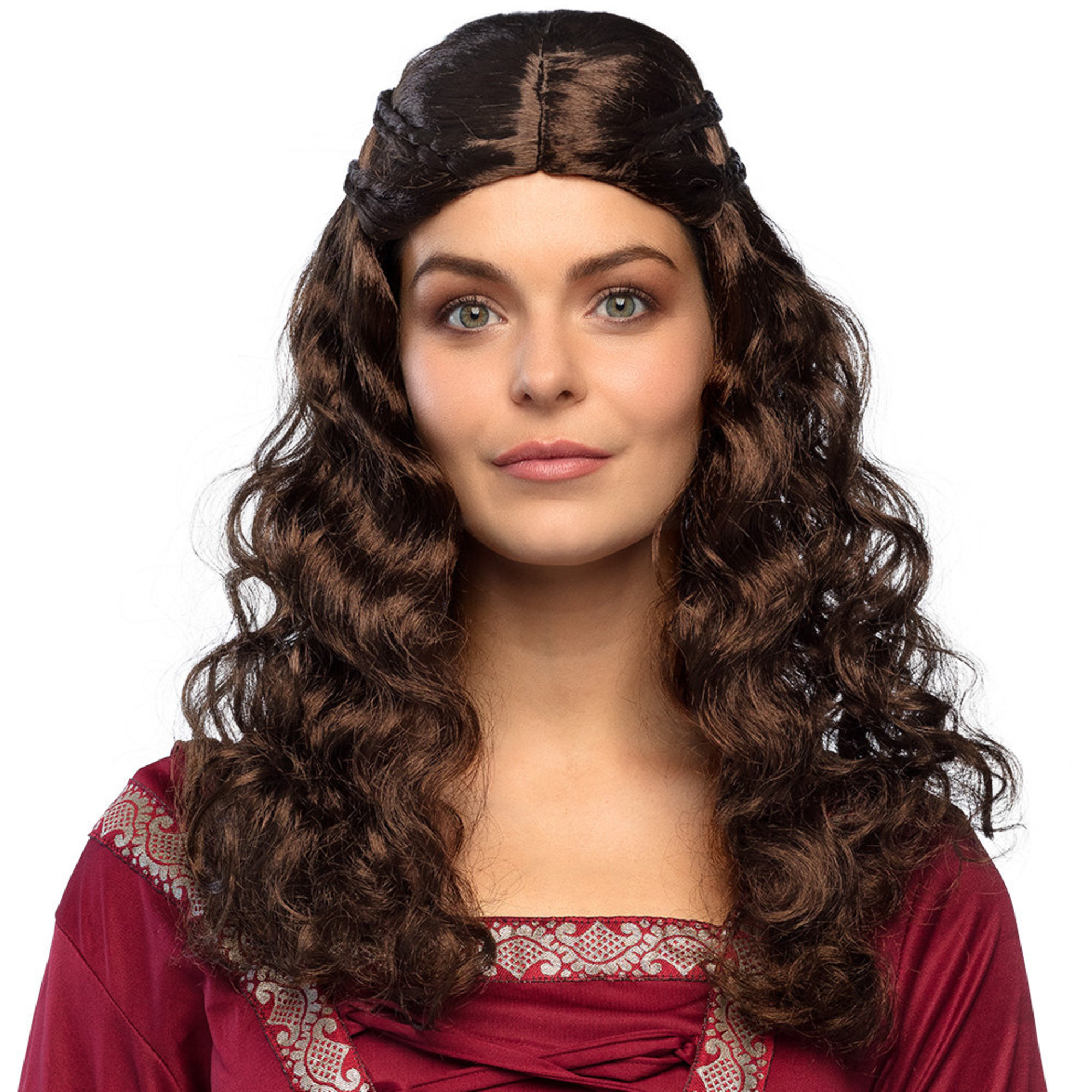 Parrucca fanciulla adulto con capelli sintetici carnevale - BIGIEMME