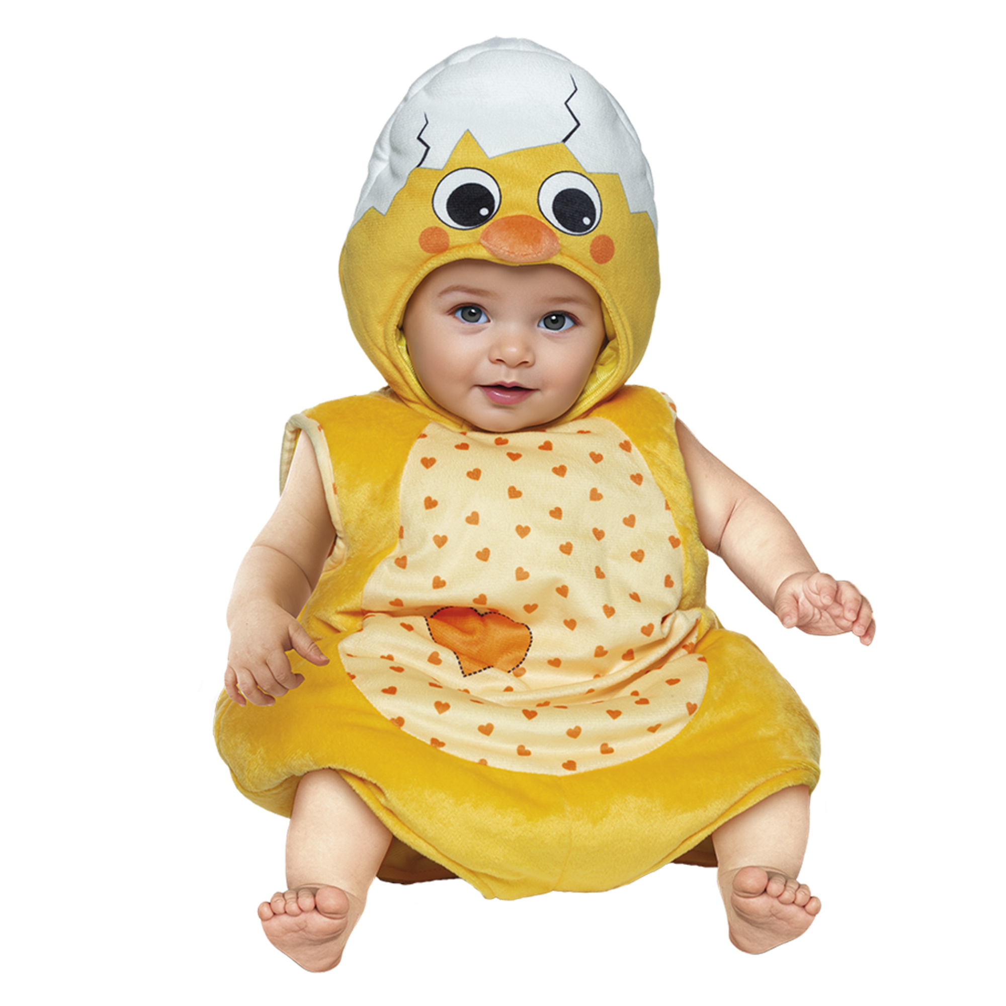 Costume pulcino baby neonato 6-12 mesi - carnaval queen - CARNAVAL QUEEN