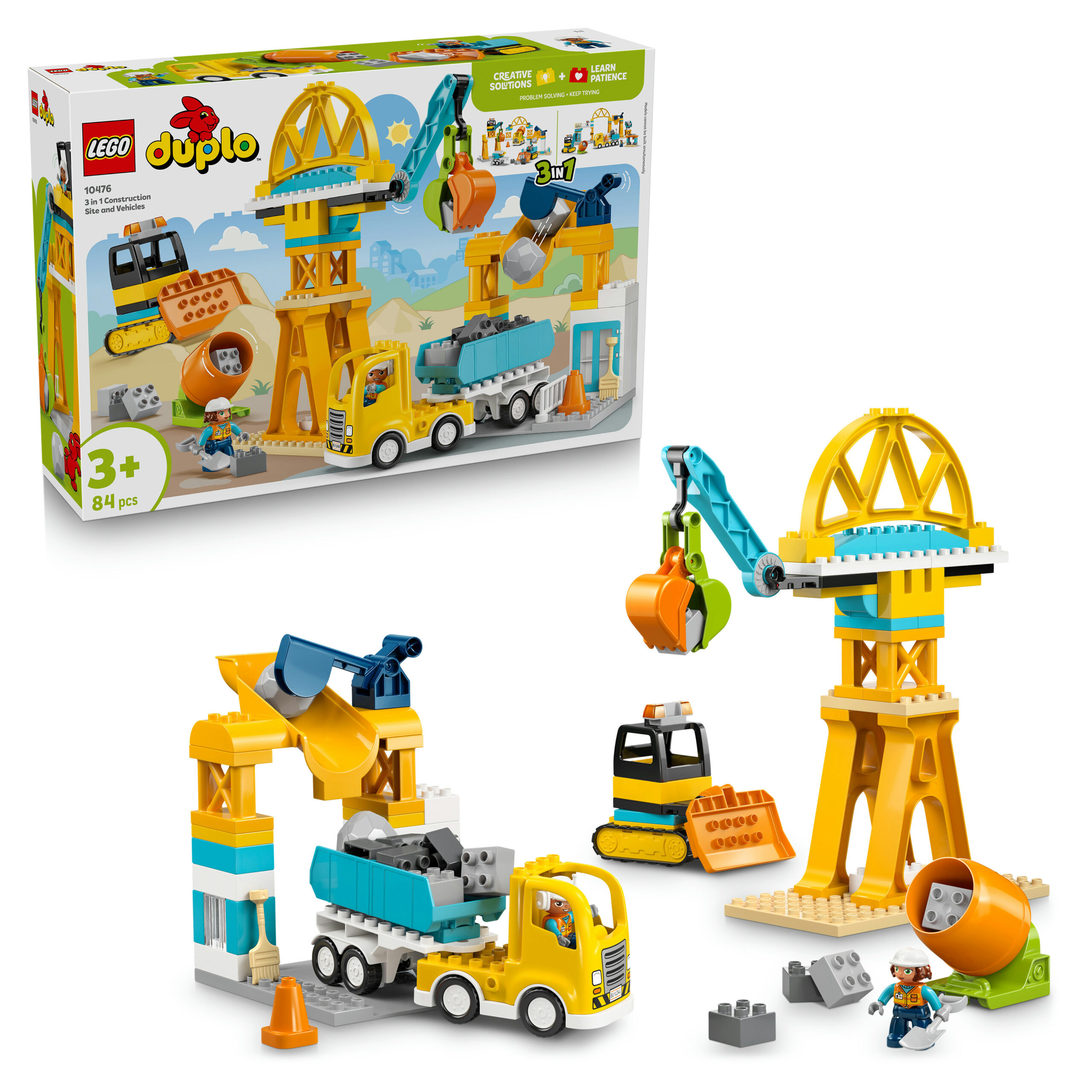 Lego duplo 10476 – cantiere e veicoli 3in1 - LEGO DUPLO