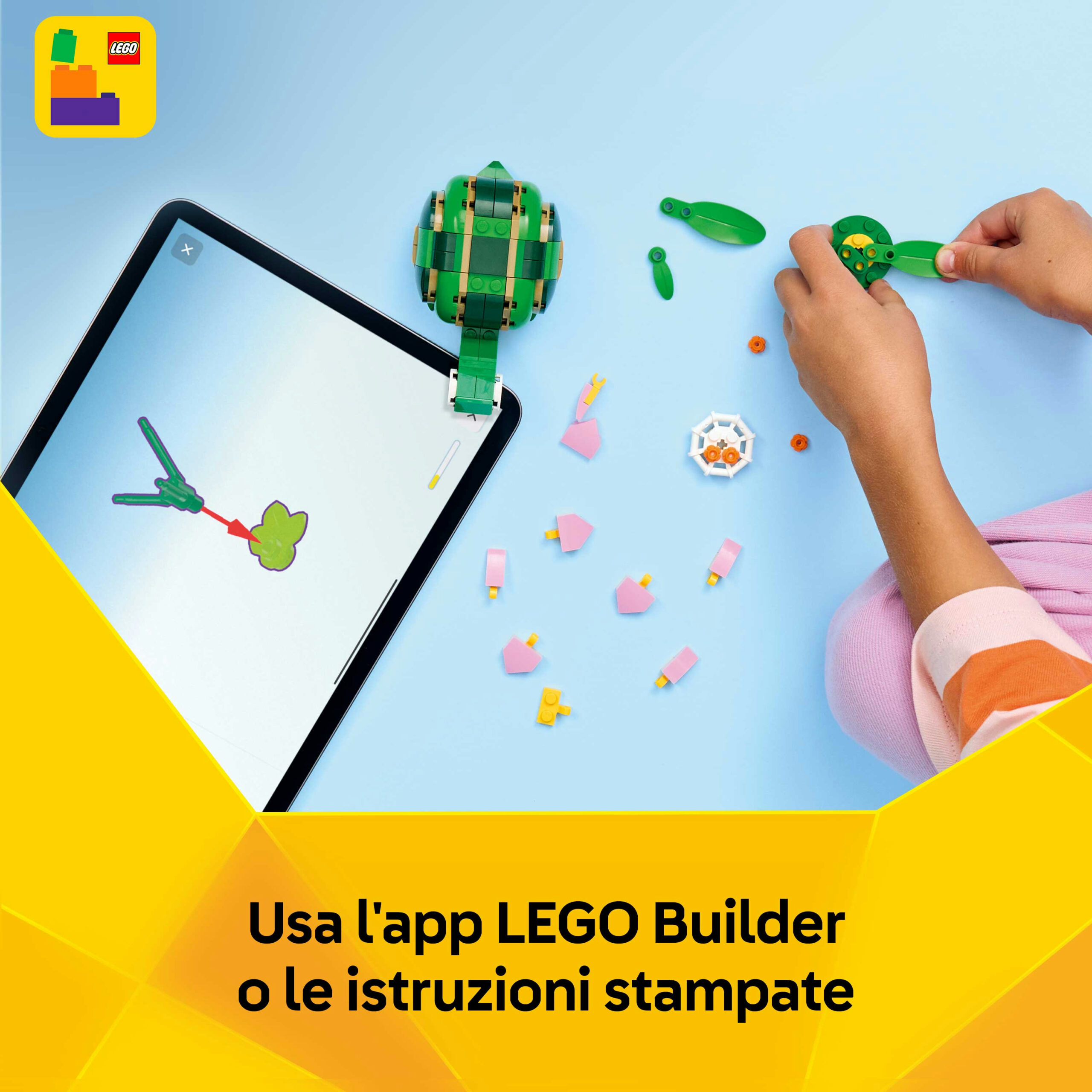 Lego creator 31377 – tartaruga con fiore di ninfea 3in1 - LEGO CREATOR