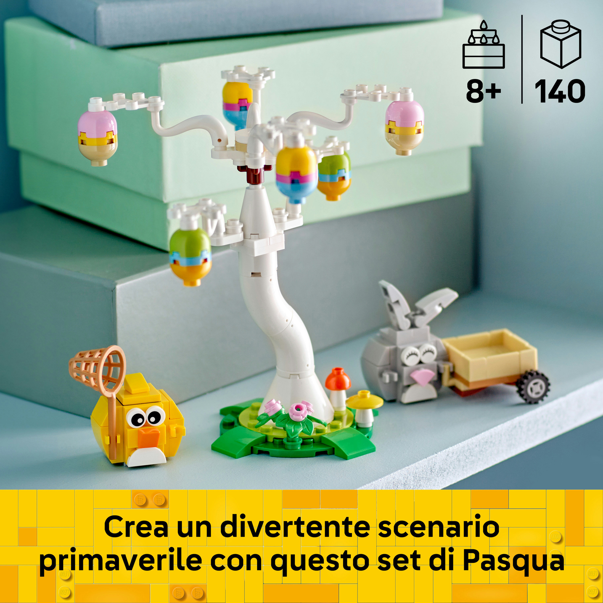 Lego 40808 coniglietto pasquale e caccia alle uova - LEGO ICONS