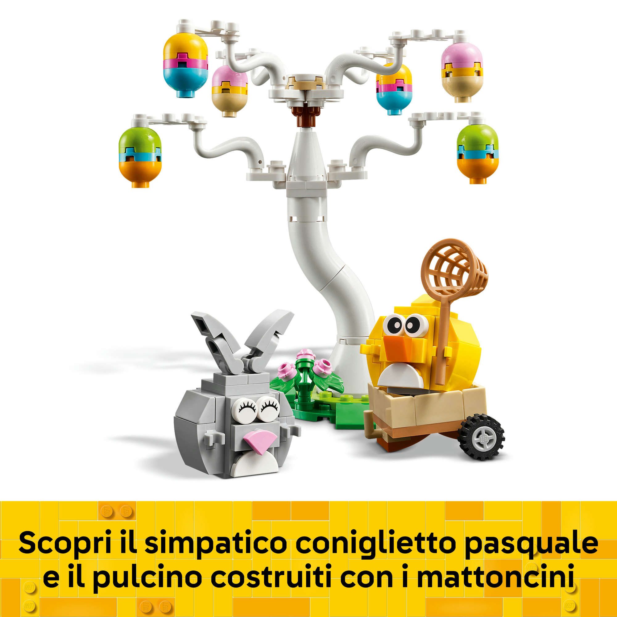 Lego 40808 coniglietto pasquale e caccia alle uova - LEGO ICONS