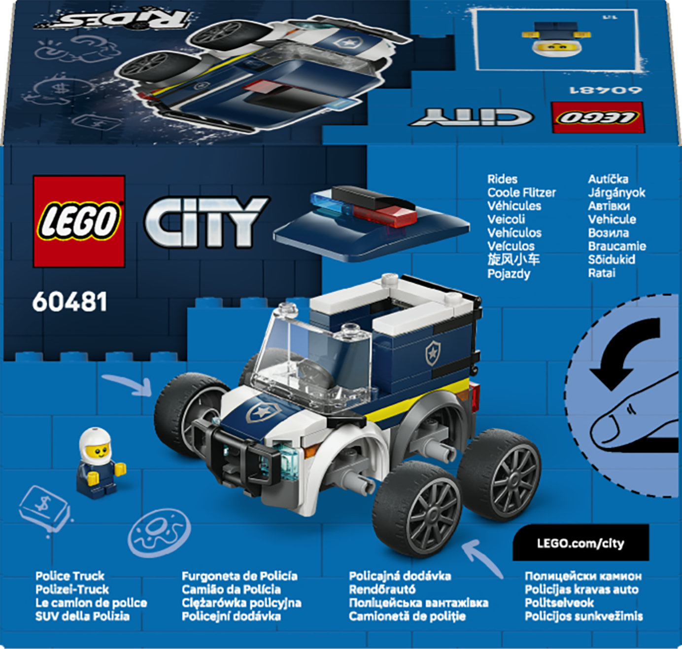 Lego city 60481 veicoli – suv della polizia - LEGO CITY