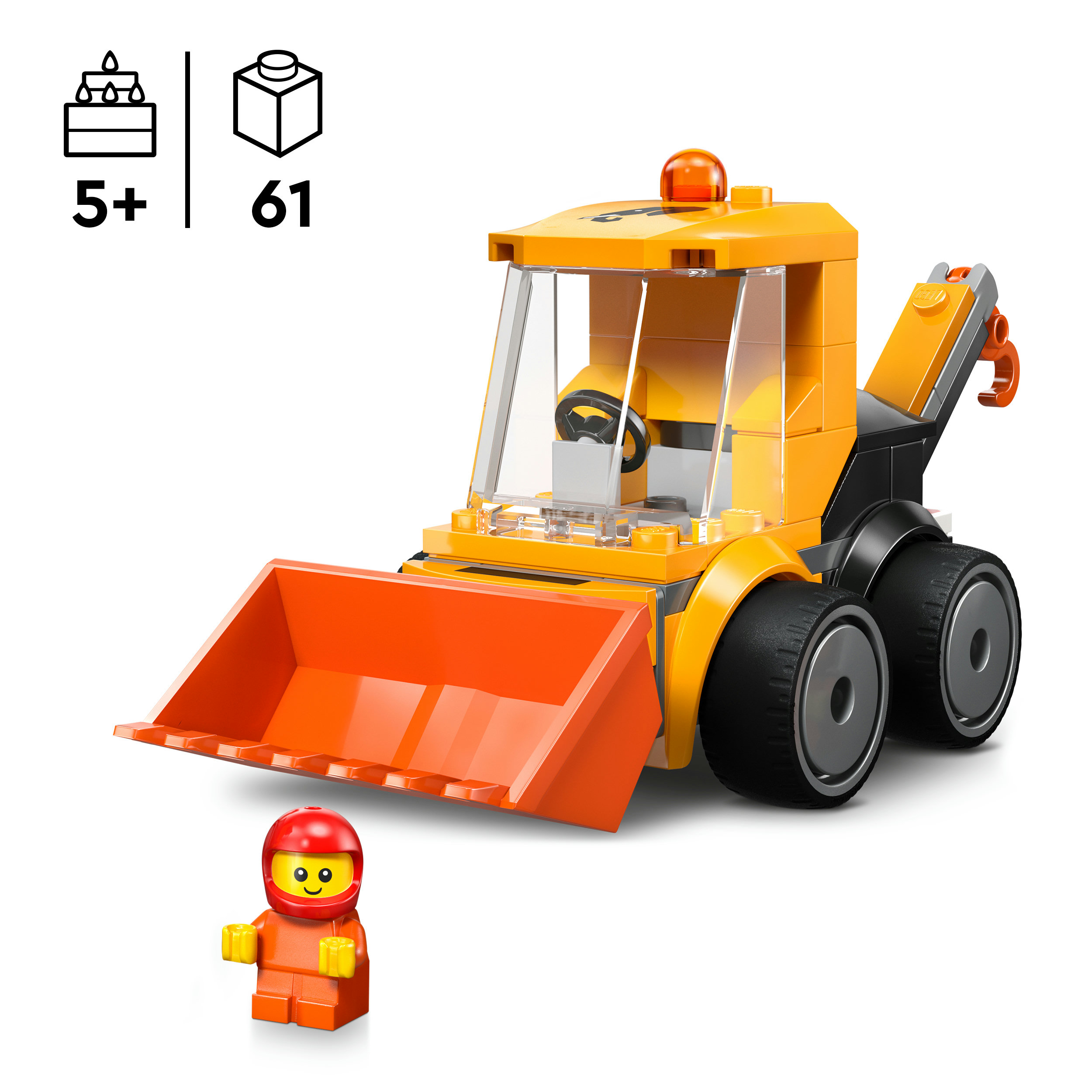 Lego city 60483 – ruspa da cantiere - LEGO CITY