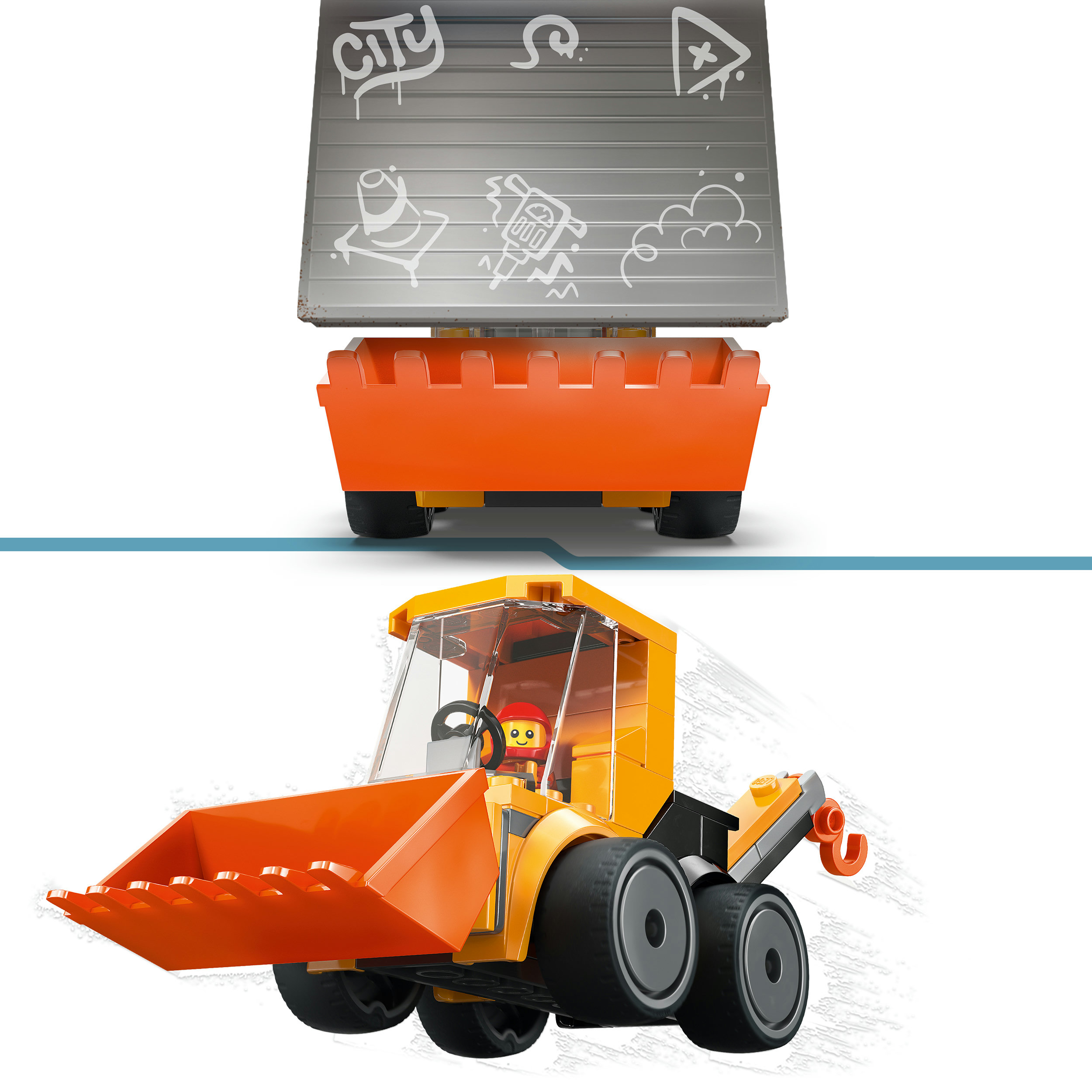 Lego city 60483 – ruspa da cantiere - LEGO CITY