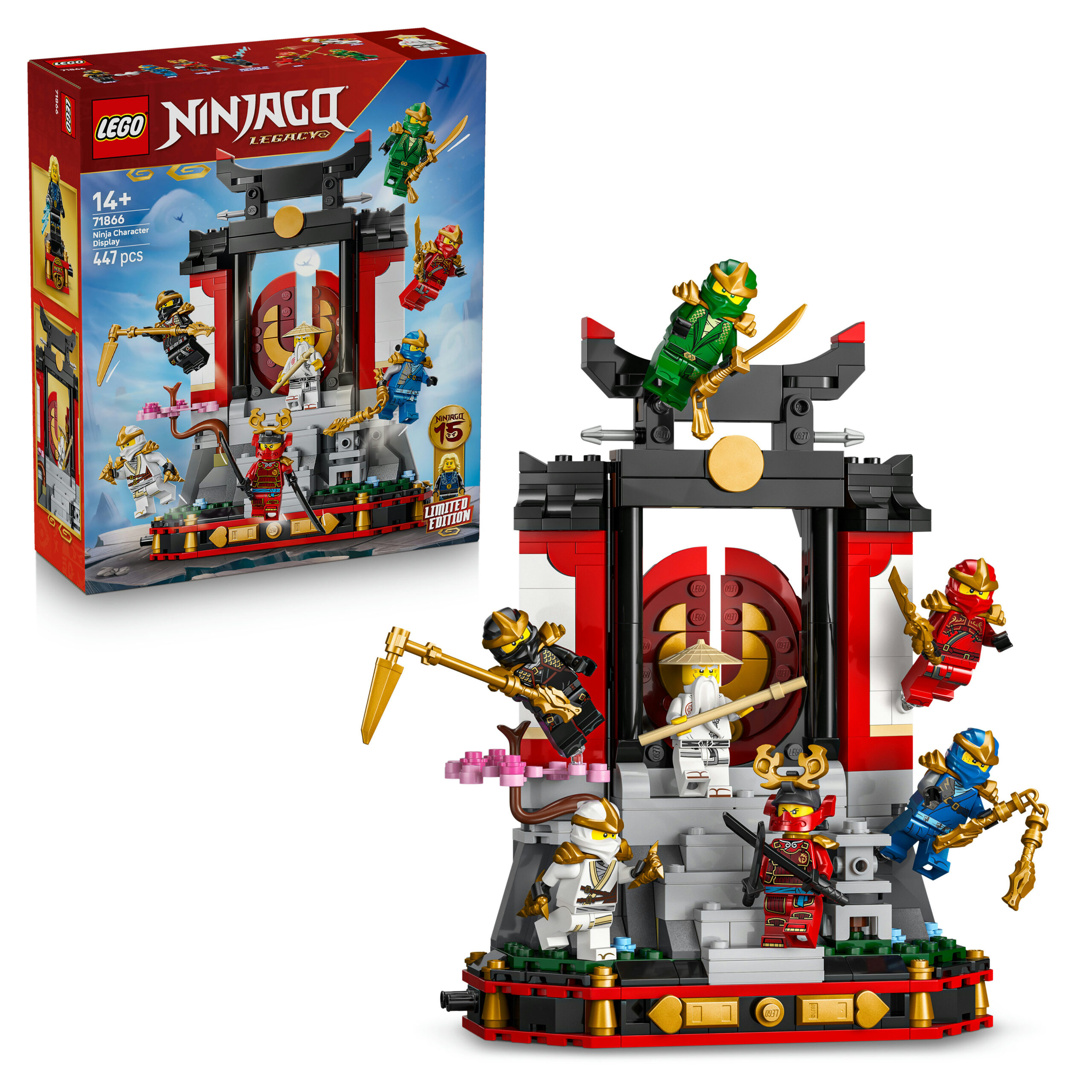 Lego ninjago 71866 – display ninja 15° anniversario - LEGO NINJAGO
