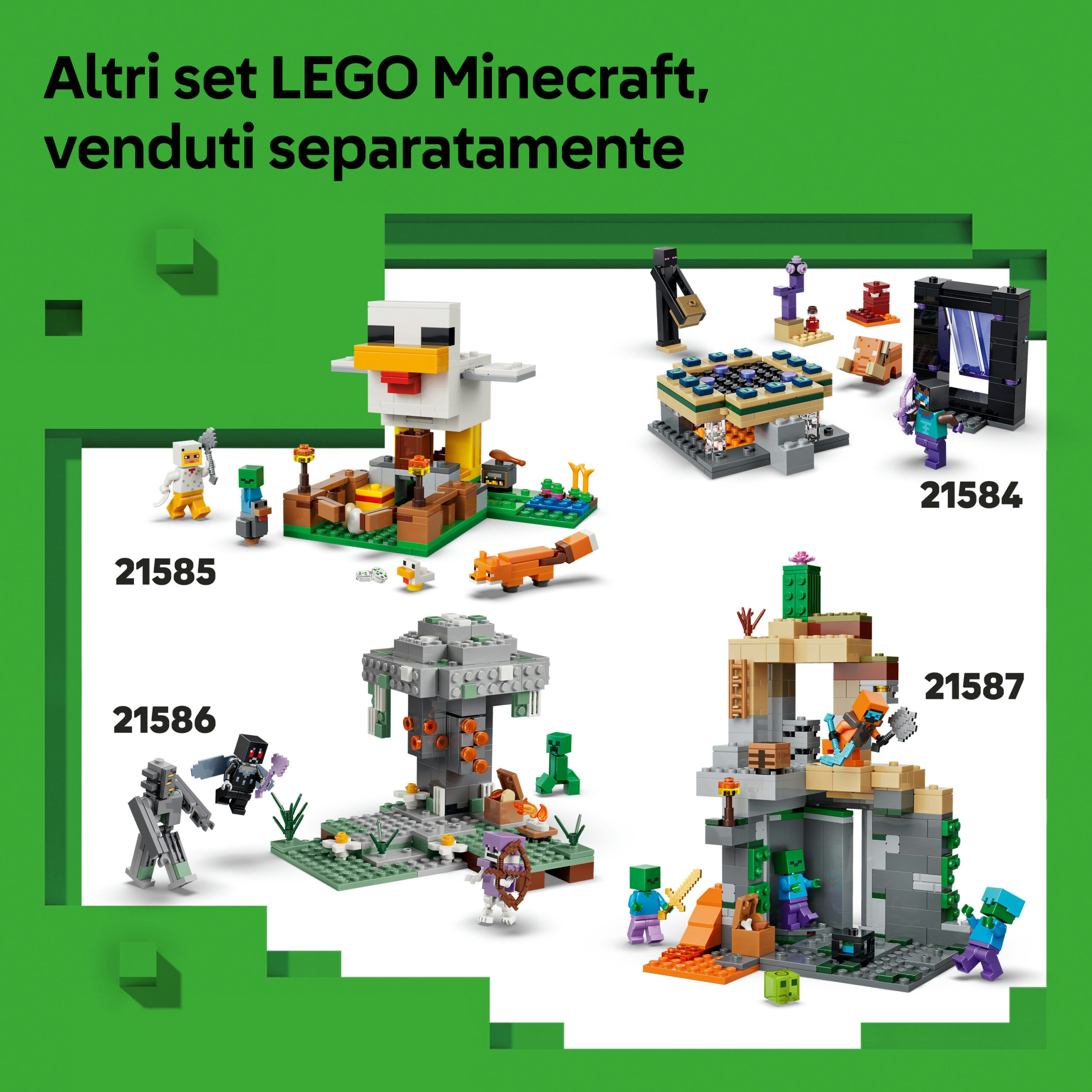 Lego minecraft 21583 – avventura di steve nella taiga - Lego