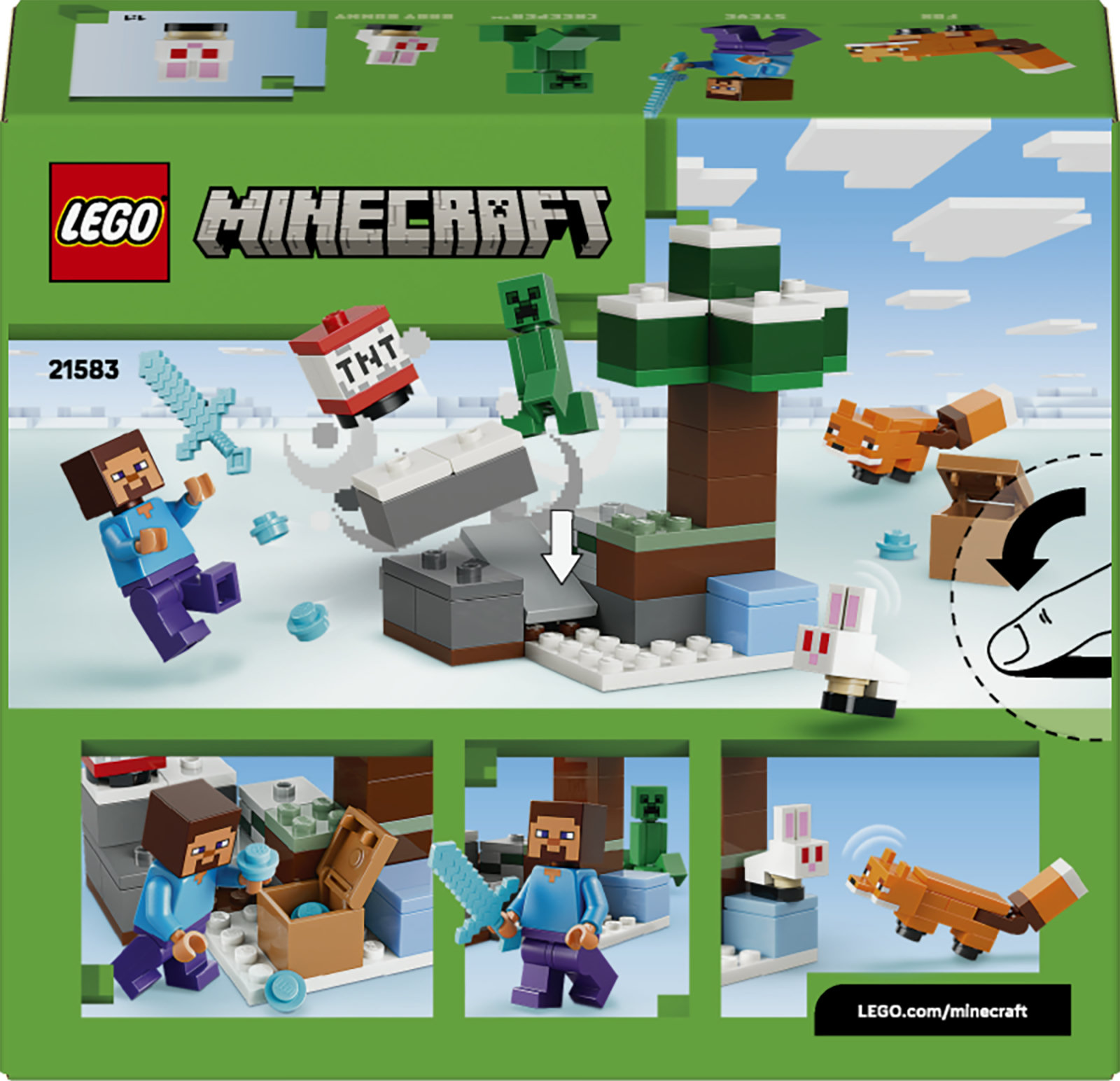 Lego minecraft 21583 – avventura di steve nella taiga - Lego
