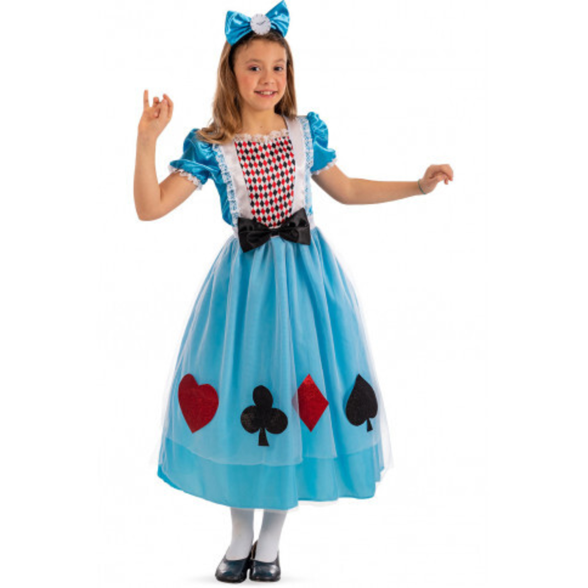 Costume alice paese delle meraviglie bambina in busta con gancio - CARNIVAL TOYS