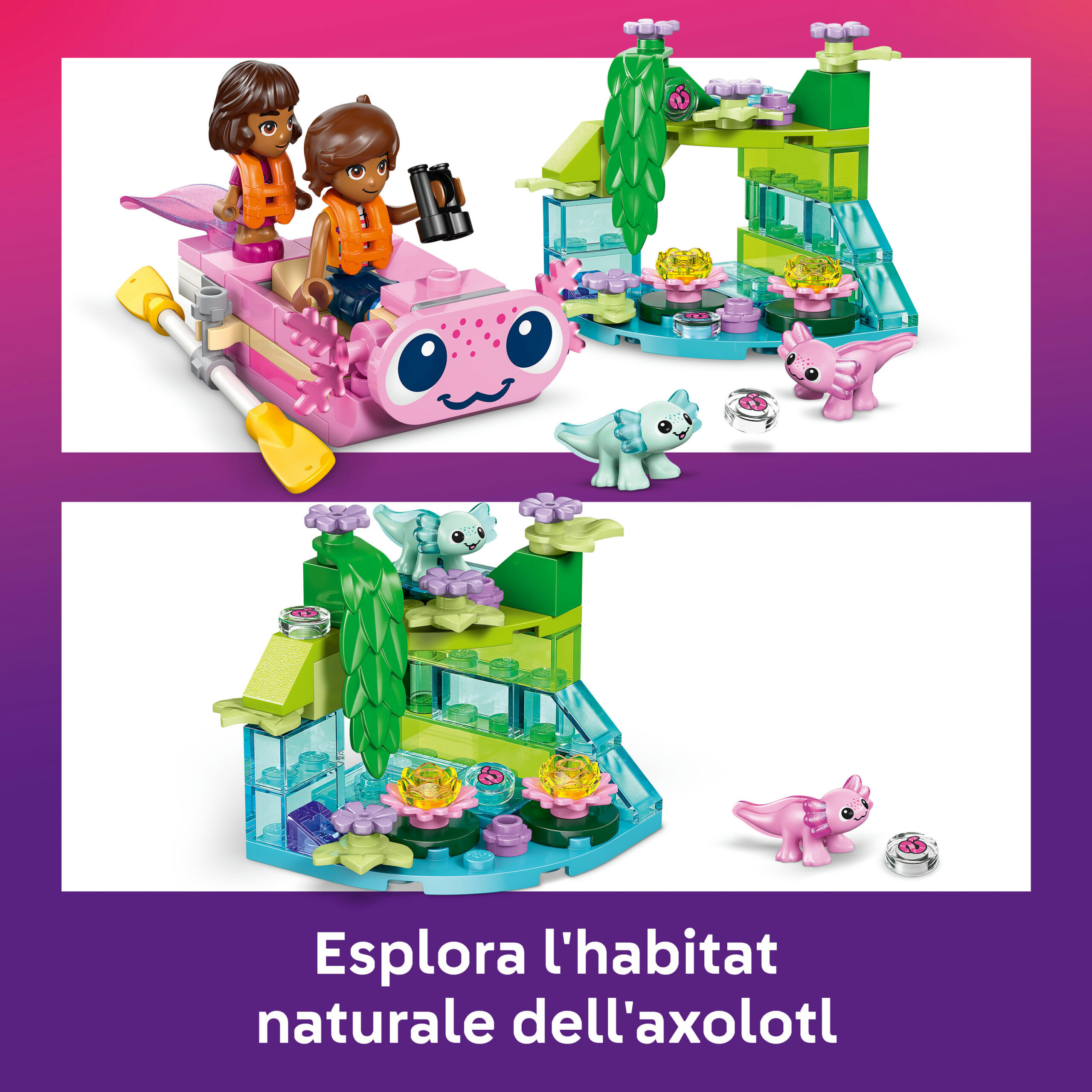 Lego friends 42681 – barca d'avventura axolotl - LEGO FRIENDS