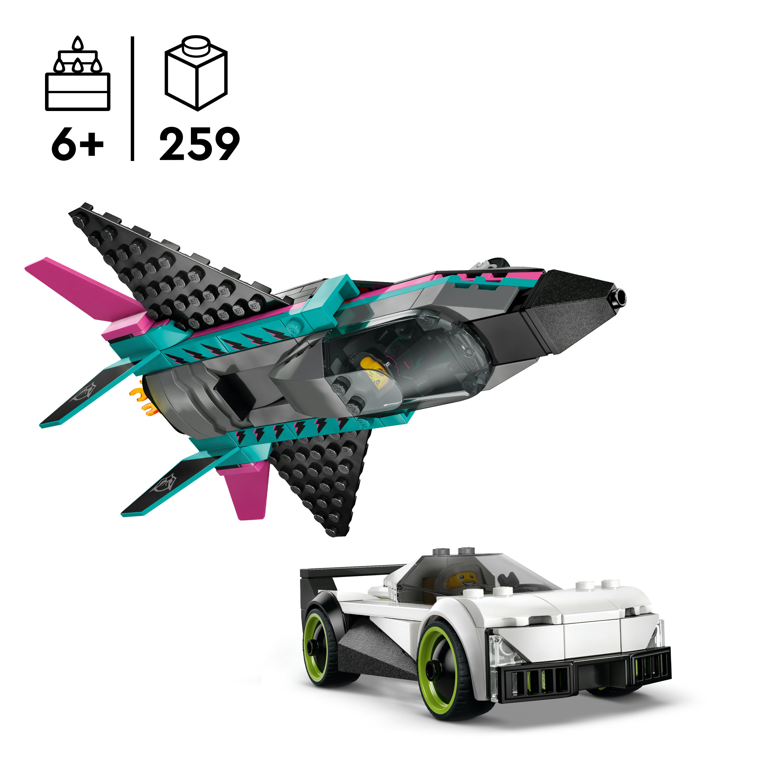 Lego city 60489 – jet vs auto sportiva - LEGO CITY
