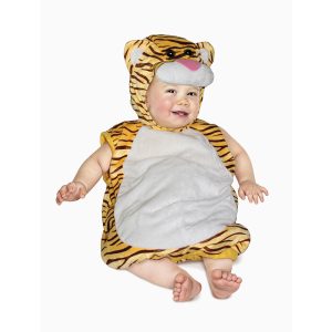 Costume carnevale tigrotto saccotto neonato 6-12 mesi - carnaval queen - CARNAVAL QUEEN