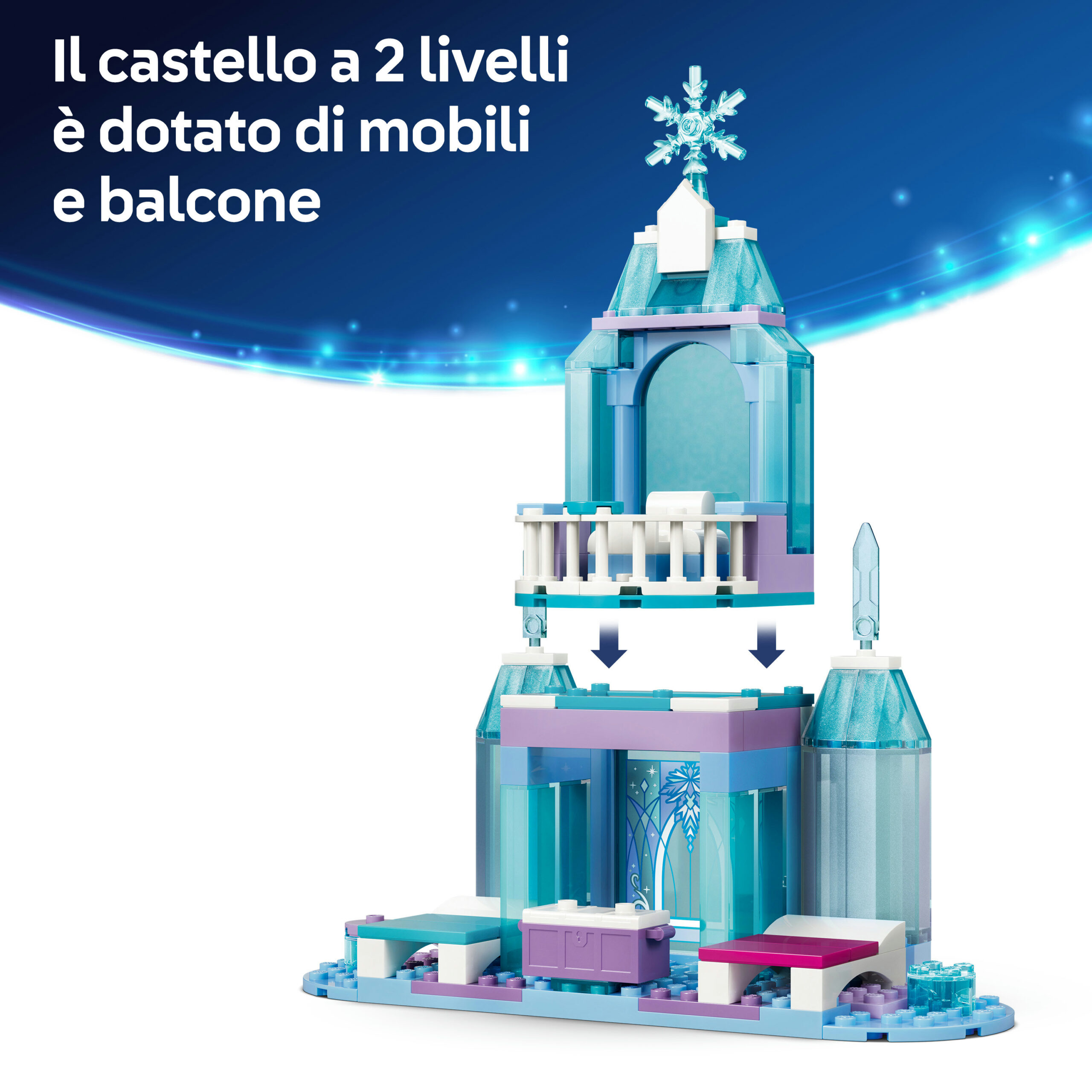 Lego disney frozen 43281 – castello ghiaccio elsa - Lego