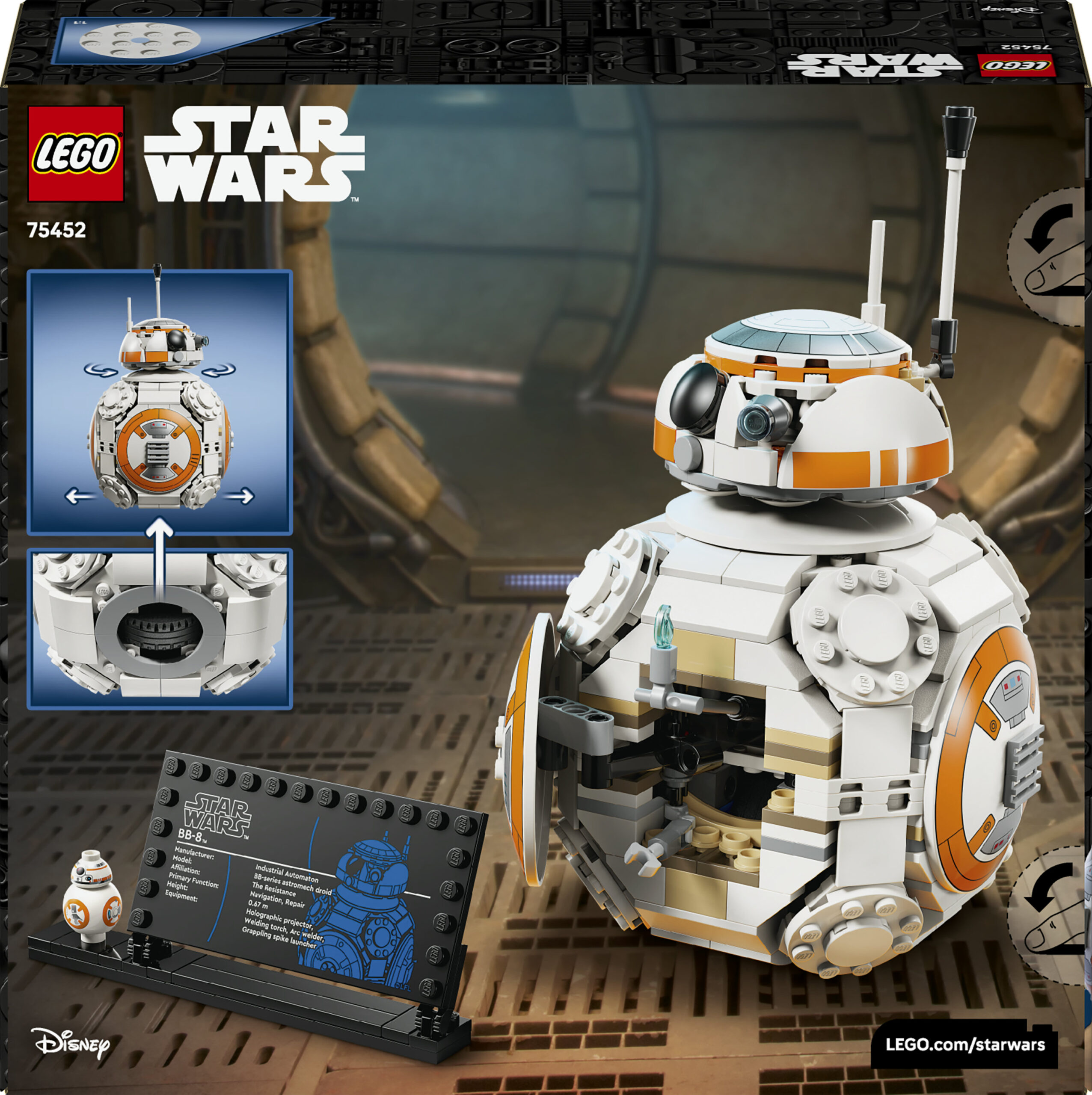 Lego star wars 75452 – droide astromeccanico bb-8 - Lego