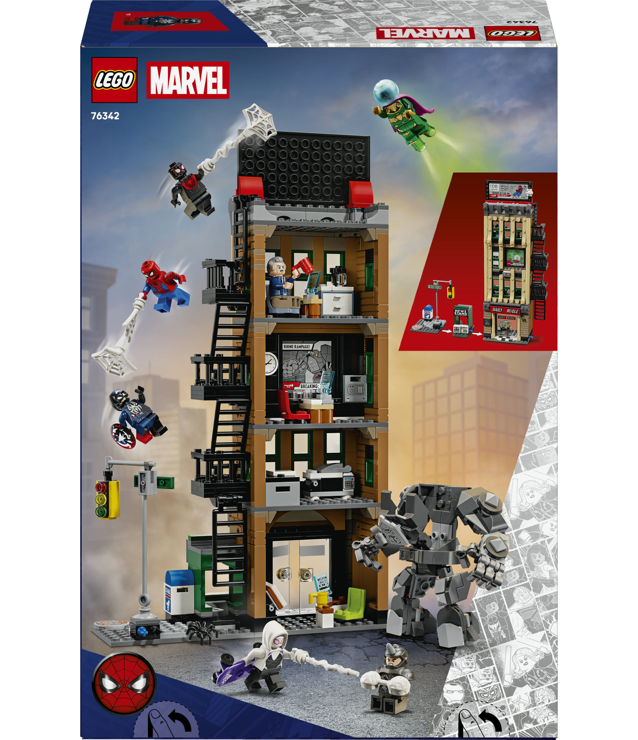 Lego marvel 76342 – spider-man vs mysterio daily bugle - LEGO SUPER HEROES