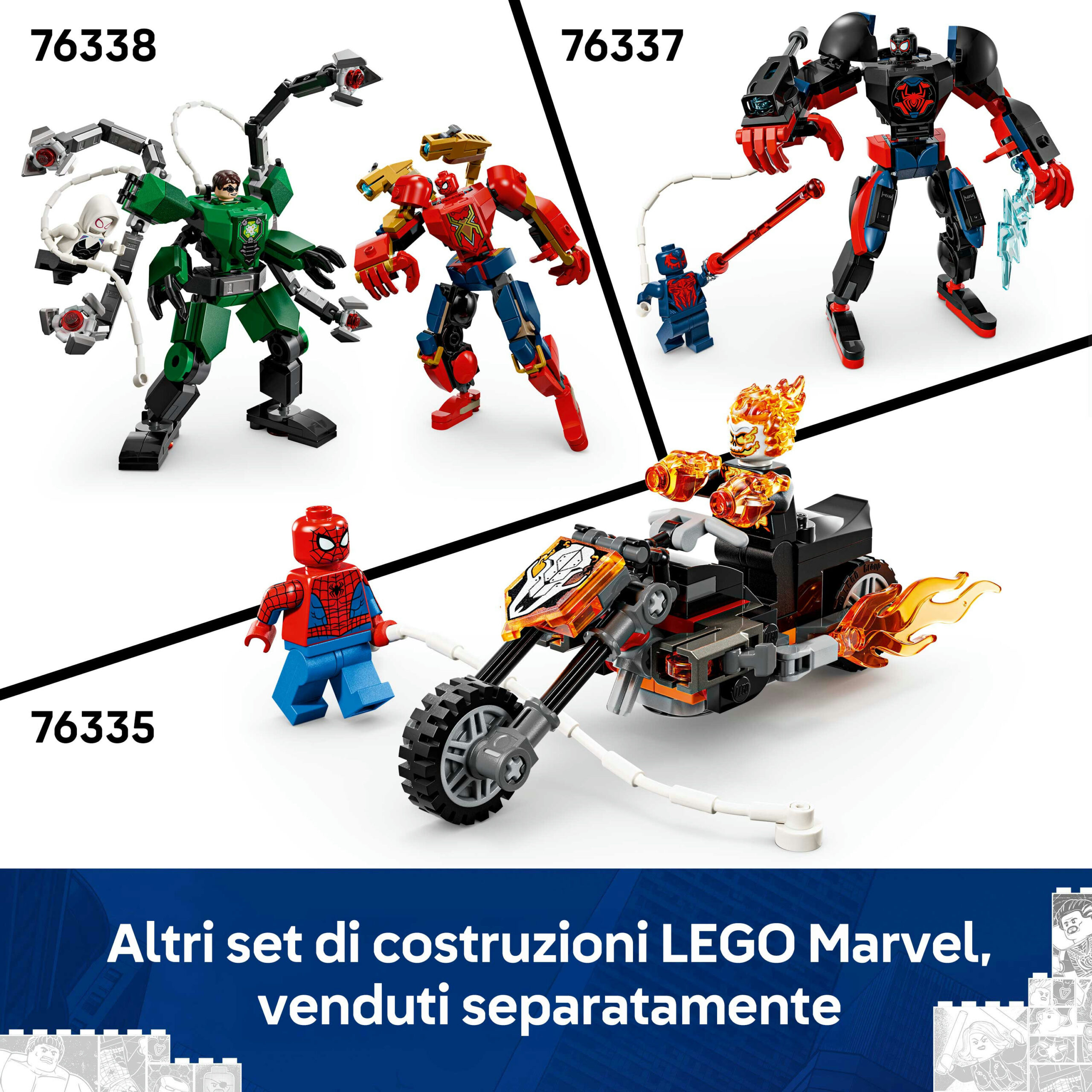 Lego | marvel 76336 auto di spider-man vs. venomized wolverine - LEGO SUPER HEROES
