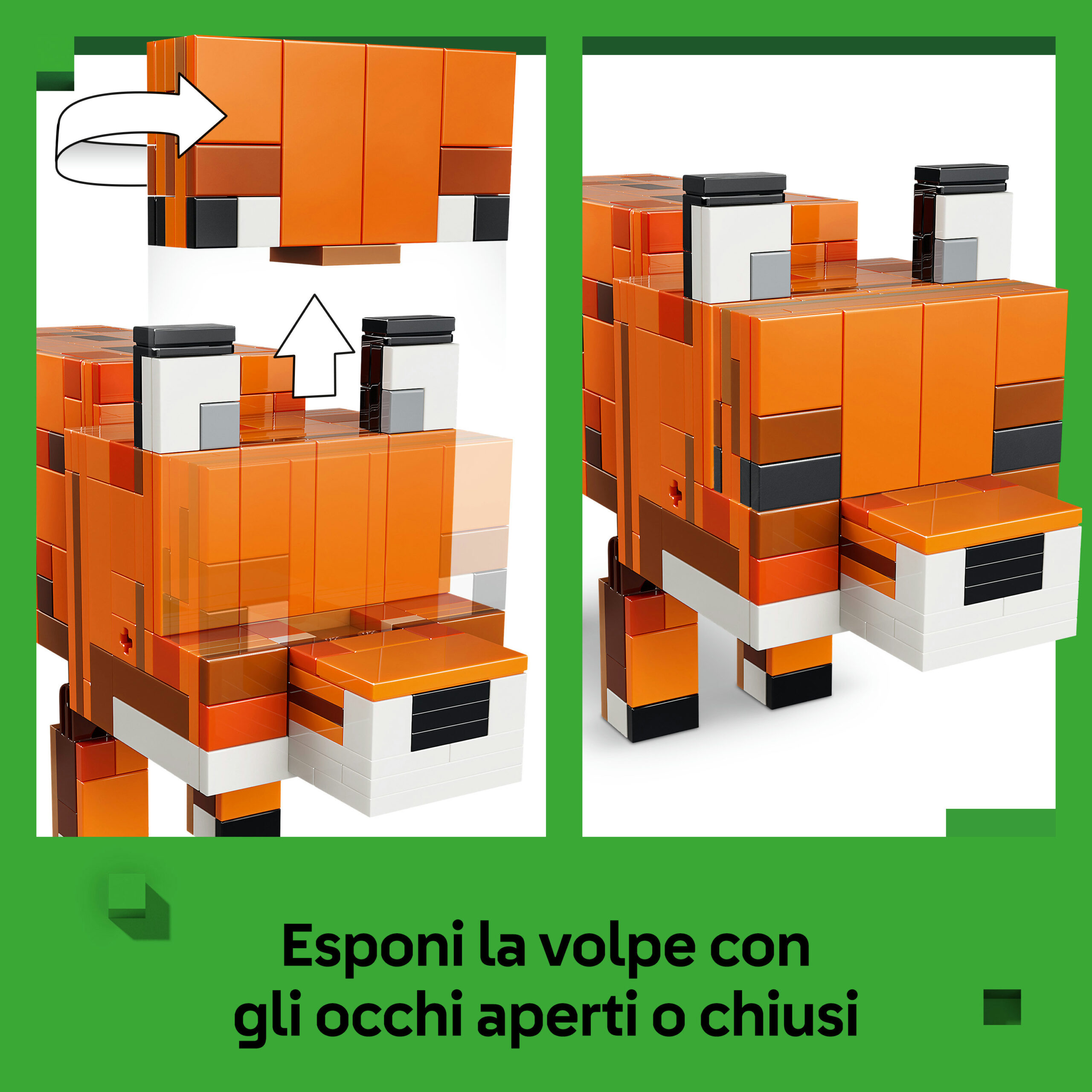 Lego minecraft 21588 la volpe giocattolo - Lego