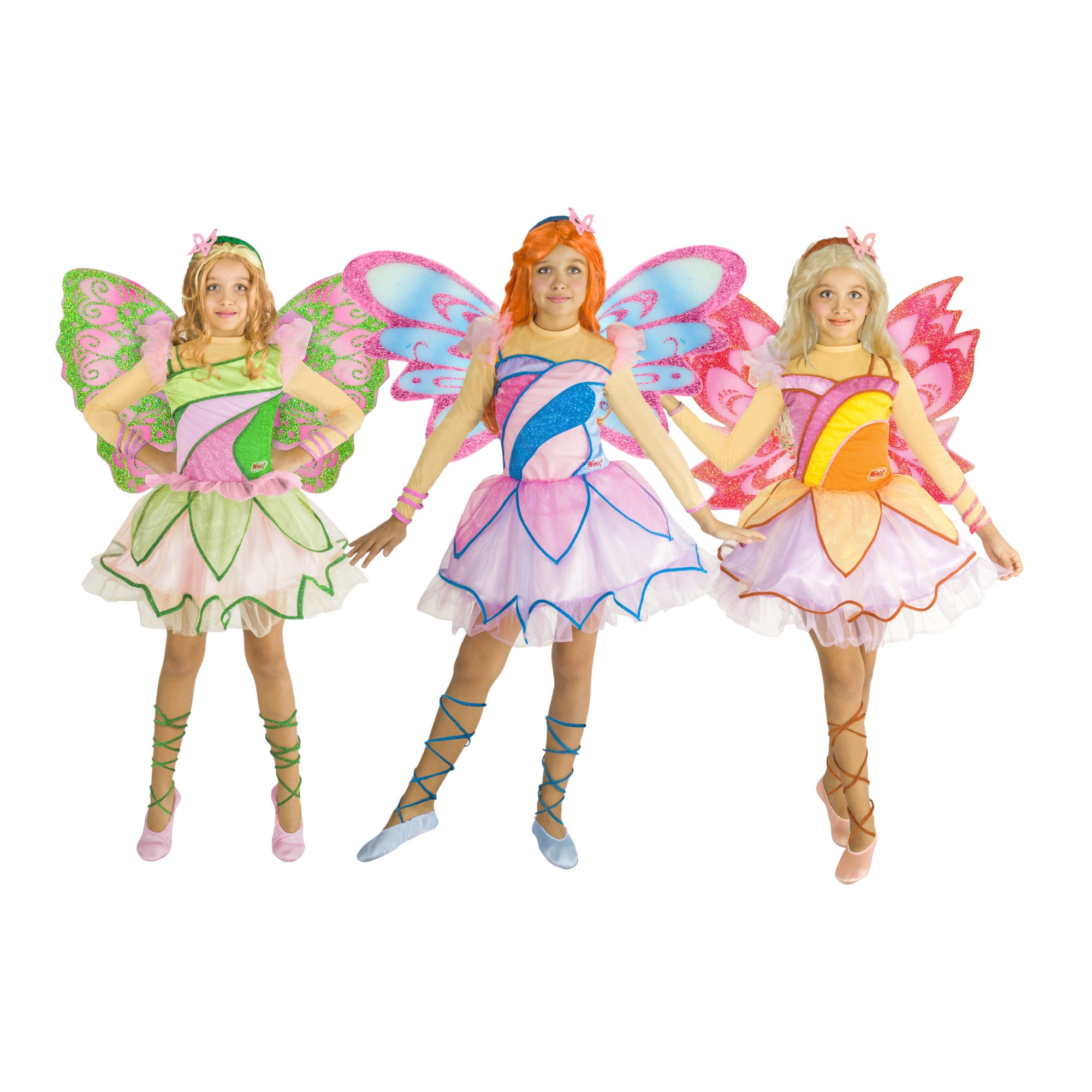 Costumi winx butterflix flora stella bloom licenza ​ - 10-12 anni - CIAO