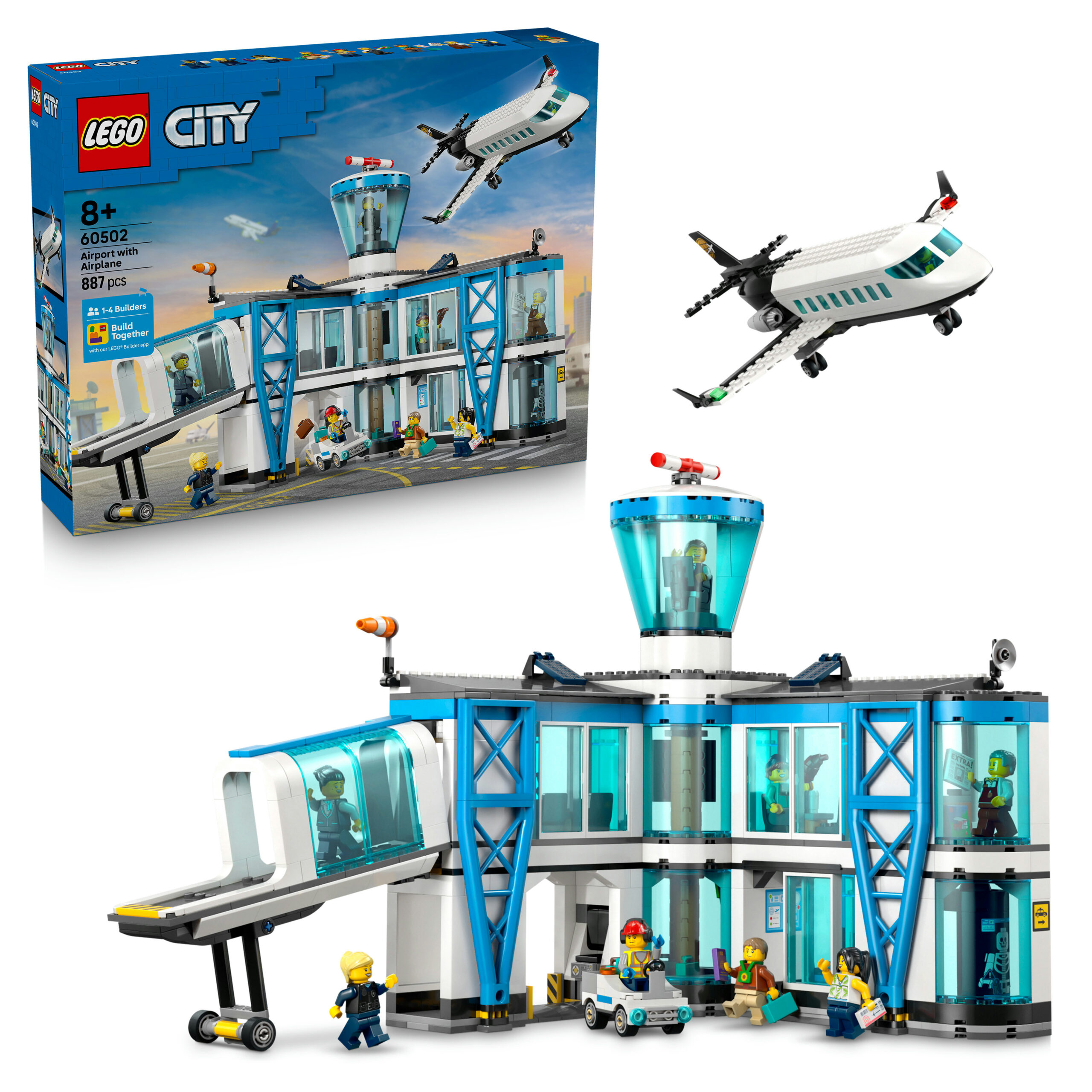 Lego city 60502 – aeroporto con aereo passeggeri - LEGO CITY