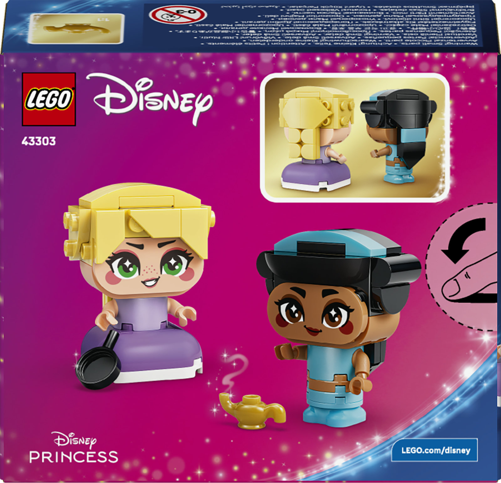 Lego disney princess 43303 – mini-jasmine rapunzel - LEGO DISNEY PRINCESS